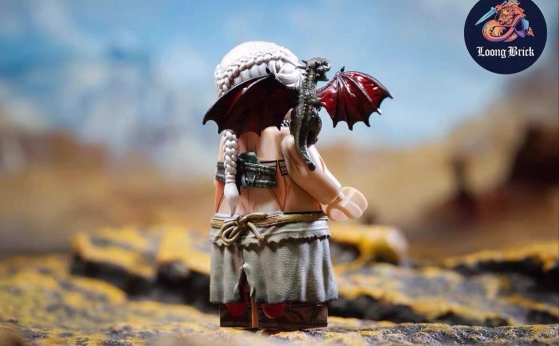 【LoongBrick】Daenerys 2.0 Baby Dragon Version 龍媽 幼龍版 대너리스 아기 드래곤 버전【custom minifigures】