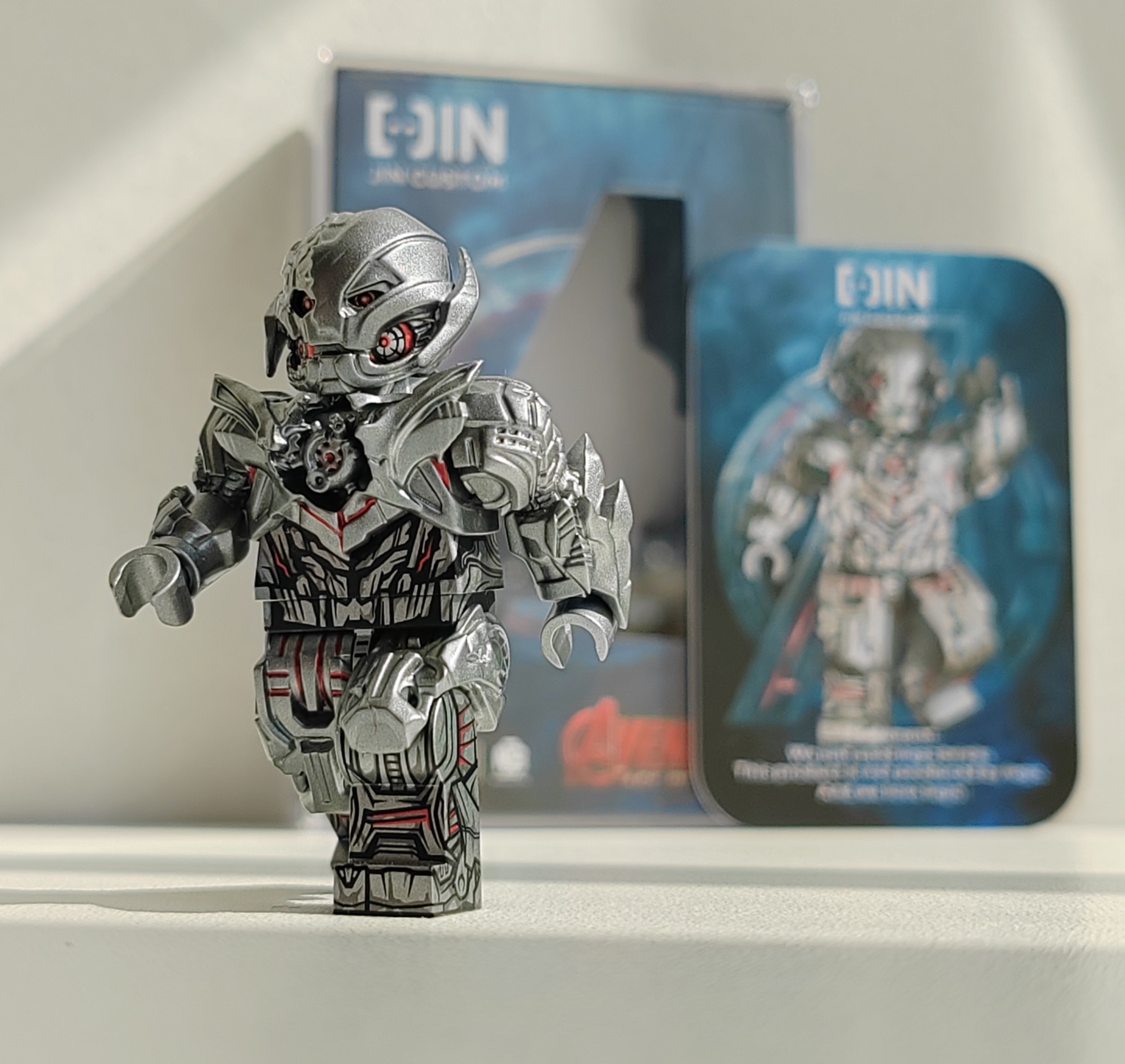 【JIN】Battle-damaged Ultron 戰損奧創 전투 피해 울트론【Custom Marvel Minifigures】