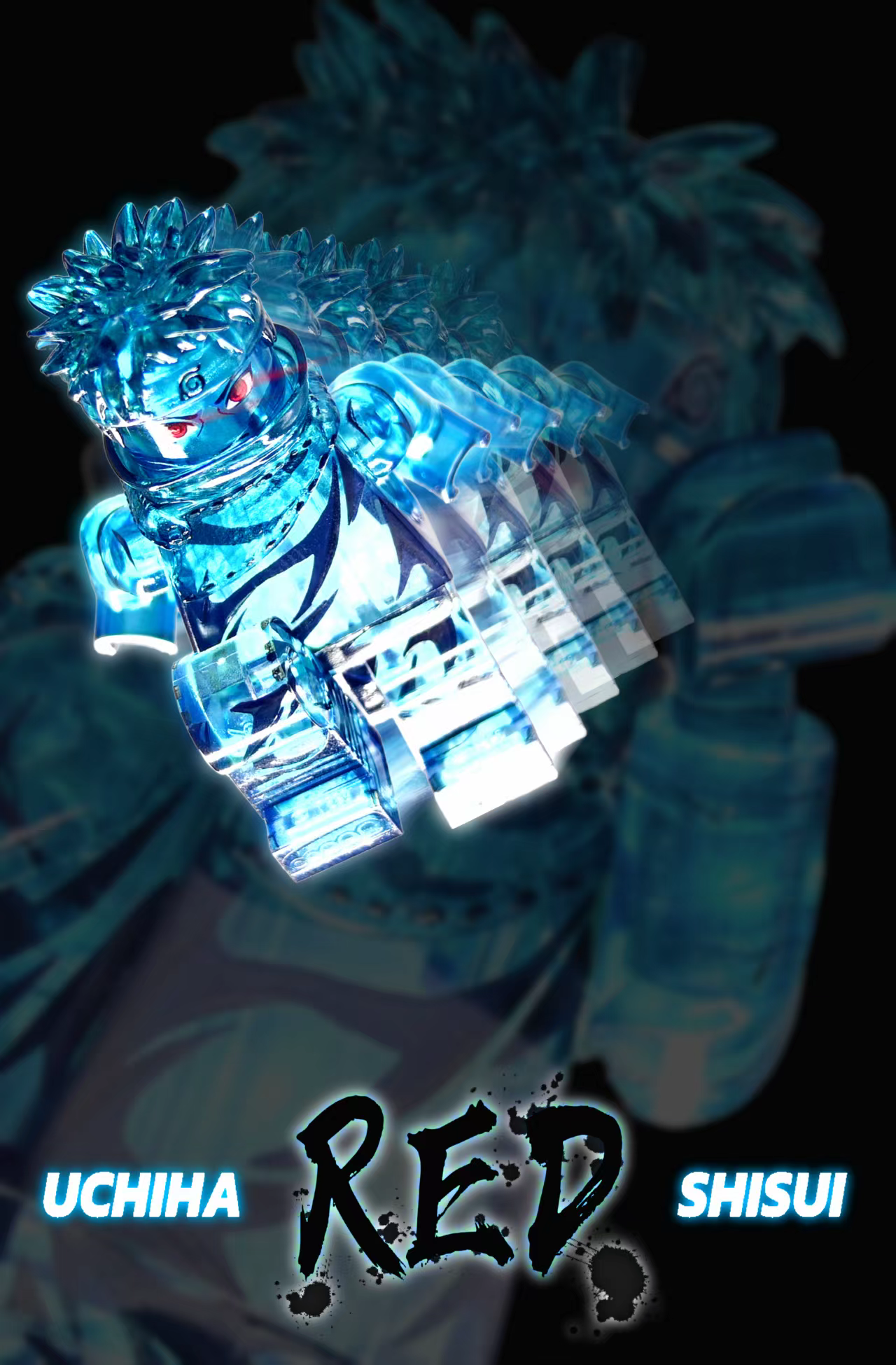 【Preorder】【Red】Uchiha Shisui - Body Flicker Technique 宇智波止水 - 瞬身之術 우치하 시스이 - 순신의 술【naruto custom minifigures】