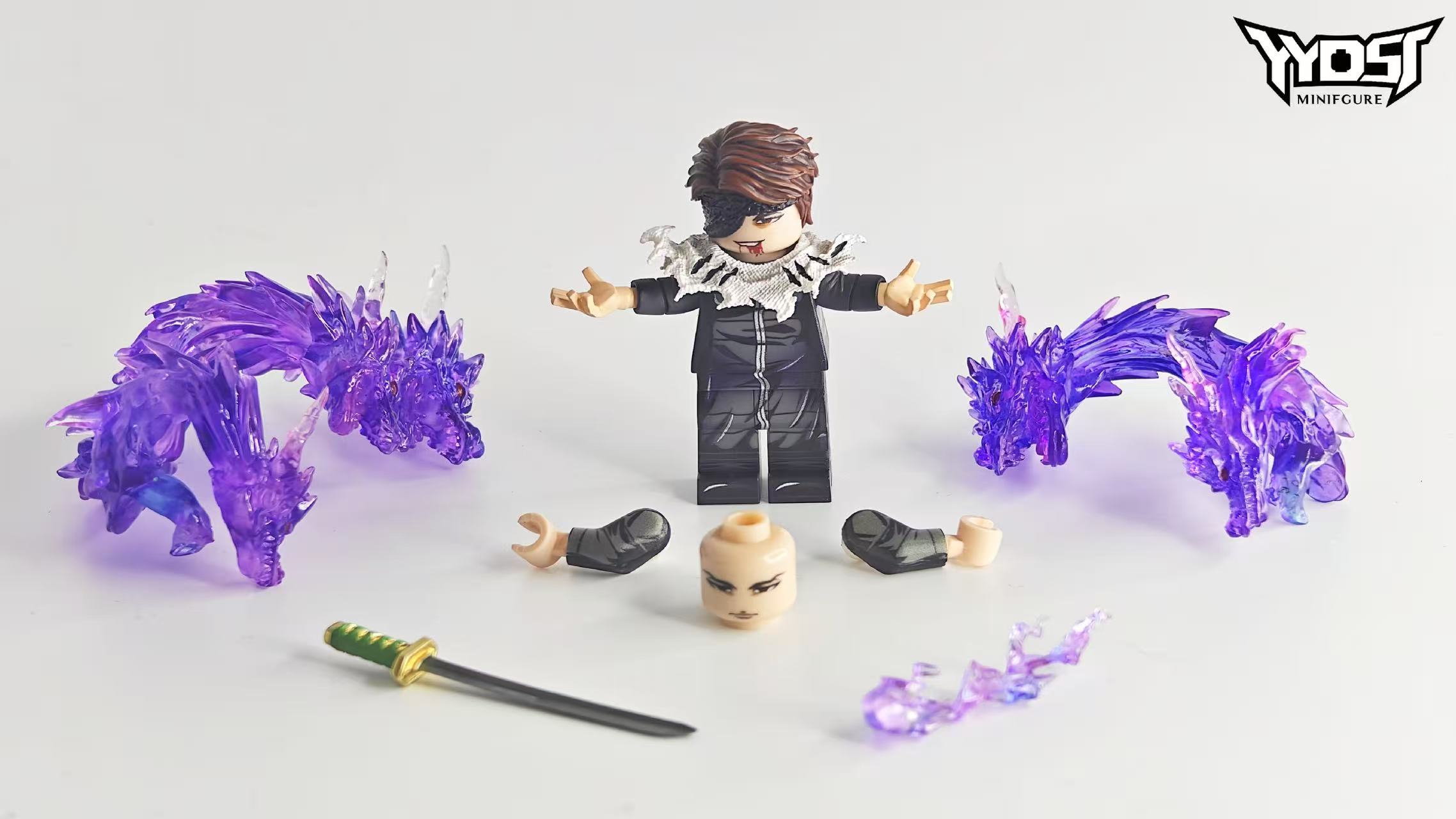 【THB-YYDSJ】Sosuke Aizen 藍染惣右介 소스케 아이젠【BLEACH custom minifigures】