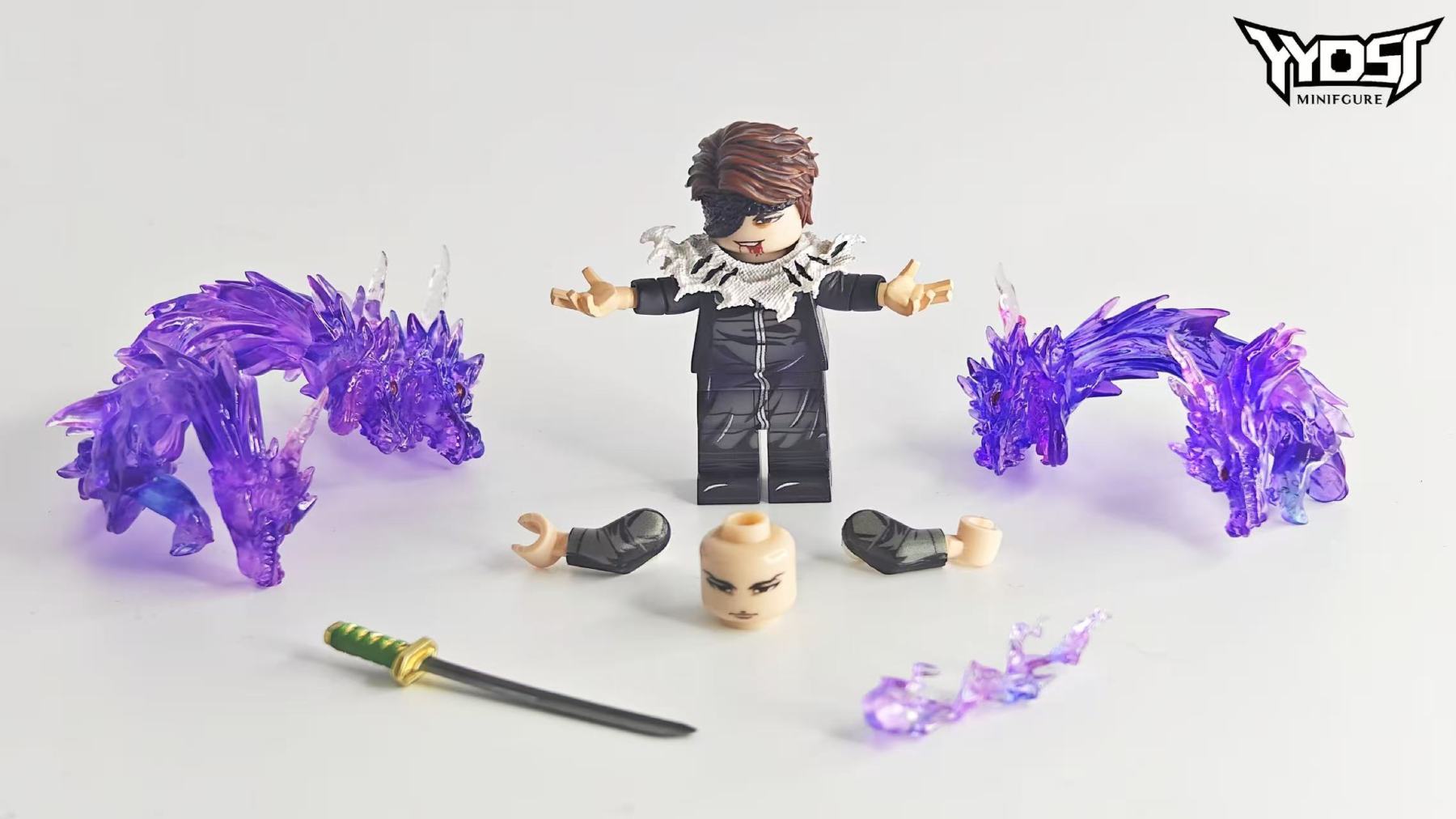 【THB-YYDSJ】Sosuke Aizen 藍染惣右介 소스케 아이젠【BLEACH custom minifigures】