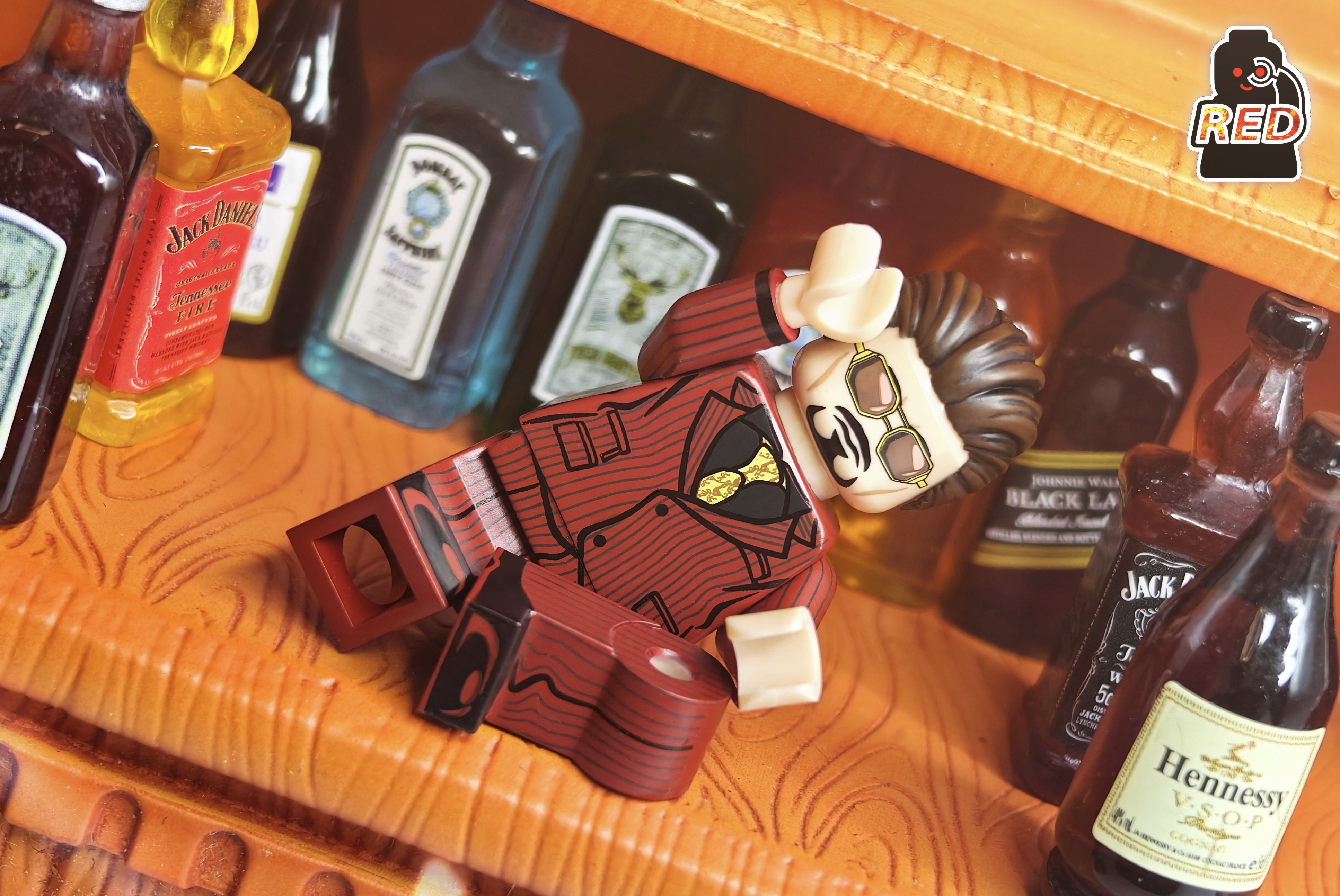 【Preorder】【Red】Iron Man - Tony Stark（Red Suit） 鋼鐵人 - 托尼・斯塔克（紅西裝） 아이언맨 - 토니 스타크（레드 수트）【Custom Marvel Minifigures】