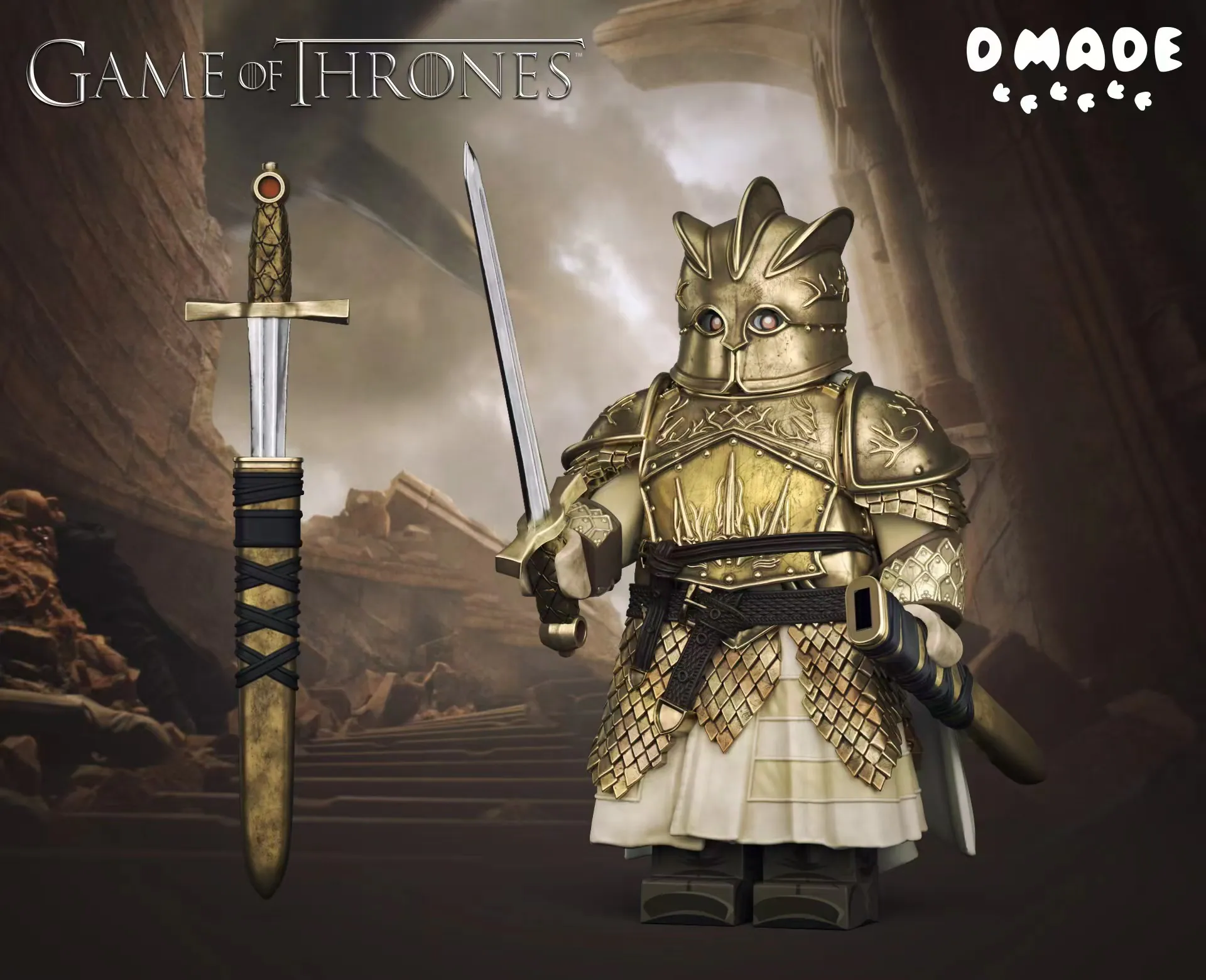 【D Made】The Mountain 魔山 더 마운틴 【Game of Thrones custom minifigures】