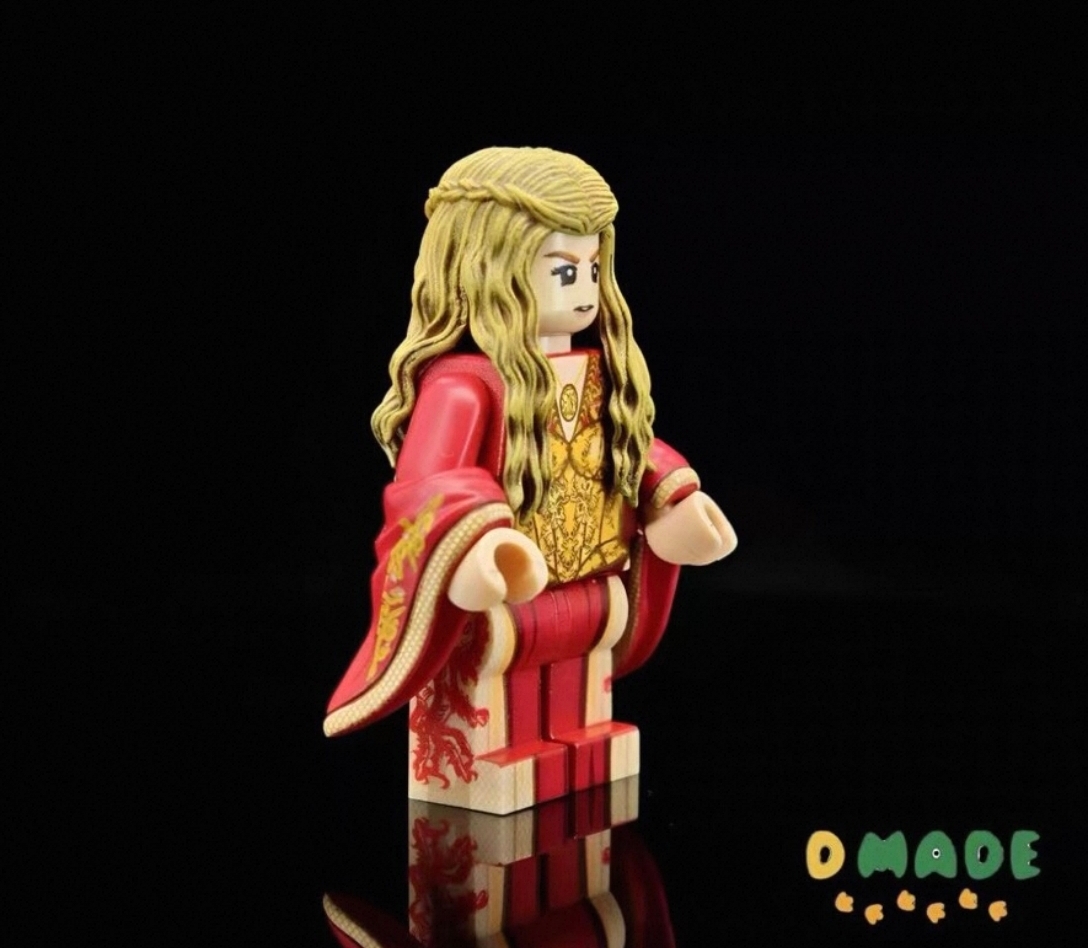 【D Made】Queen Cersei Lannister 瑟曦・蘭尼斯特女王  퀸 세르시 라니스터【Game of Thrones custom minifigures】
