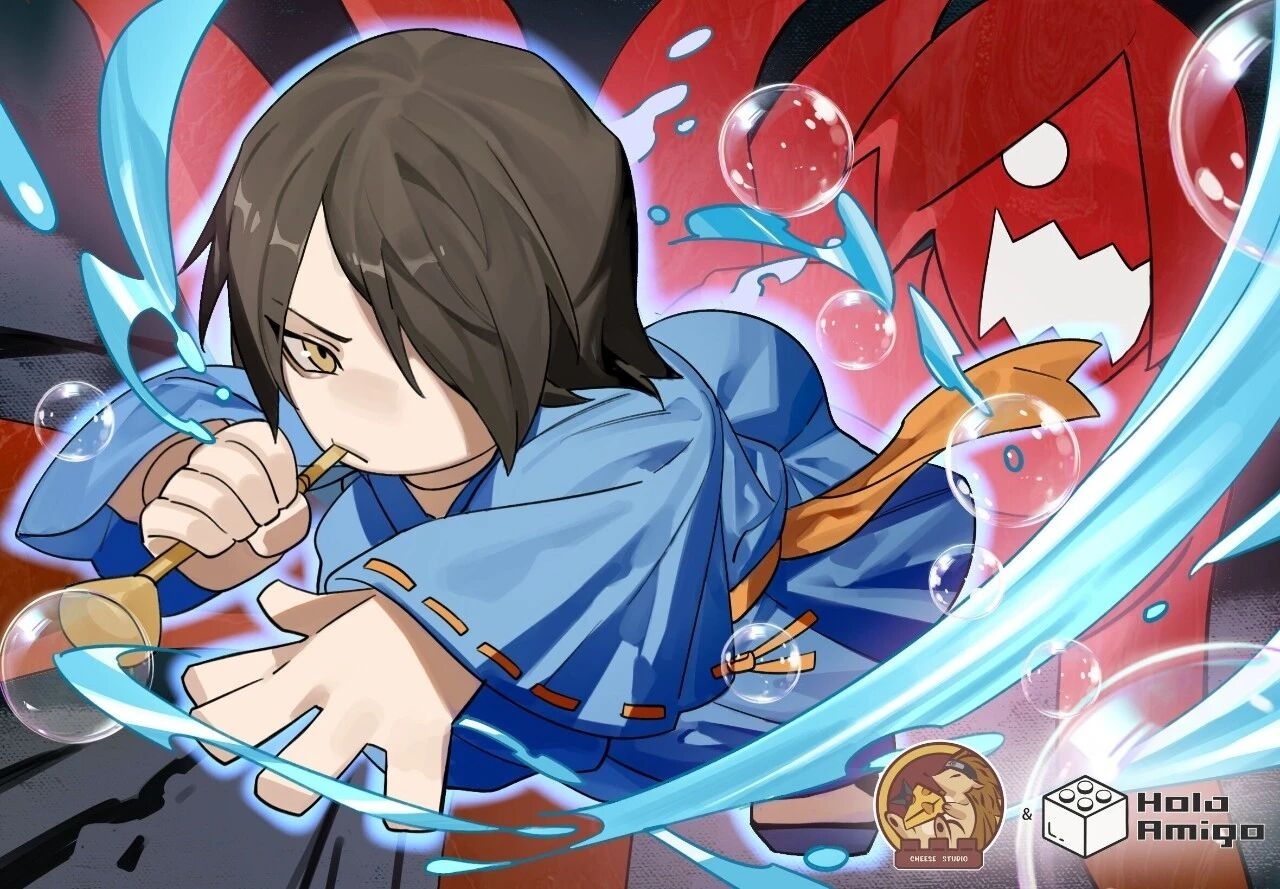 【Cheese】Utakata + Tailed Beast Mode (2 Minifigures)  羽高 + 尾獸化 雙人仔 우타카타 + 미수화 2인형 세트 【Naruto Custom Minifigures】