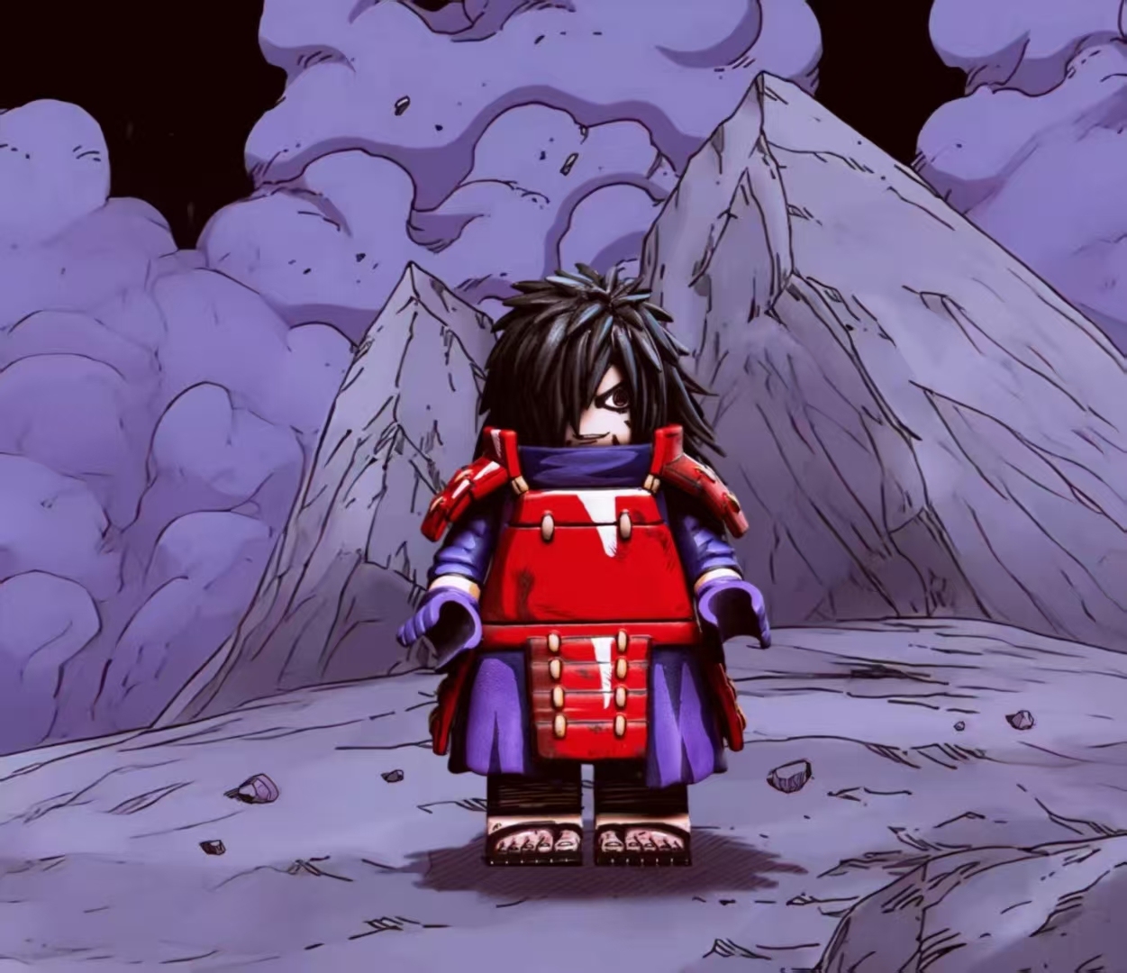 【LOVE】 Uchiha Madara (3 minifigs) ACGN  宇智波斑 우치하 마다라【naruto custom minifigures】