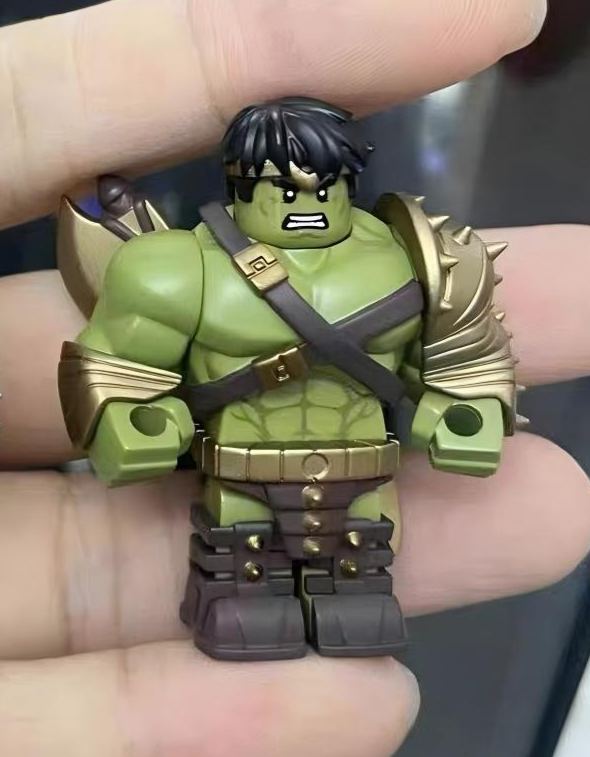 【Mr.J Brick x Heart】Green Scar Hulk 綠殤浩克 그린 스카 헐크【custom minifigures】