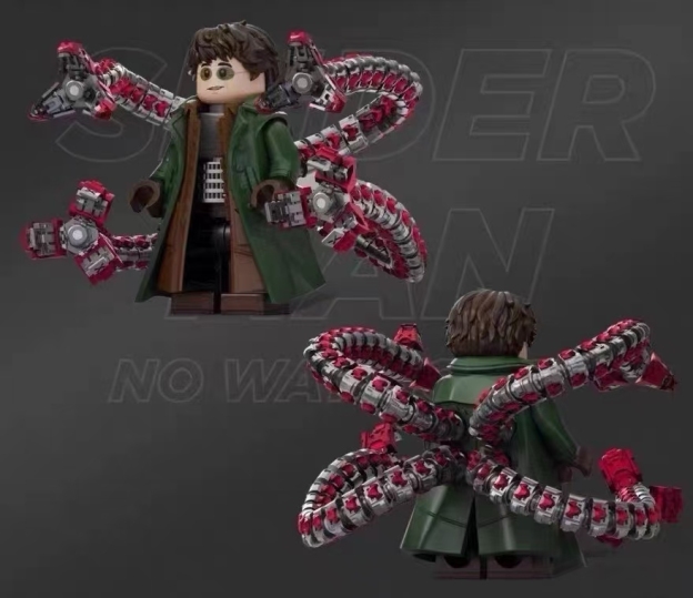 [JIN] Doctor Octopus (Variant) (Spiderman: No way home)+  Coiled Tentacles (pacakge 1)