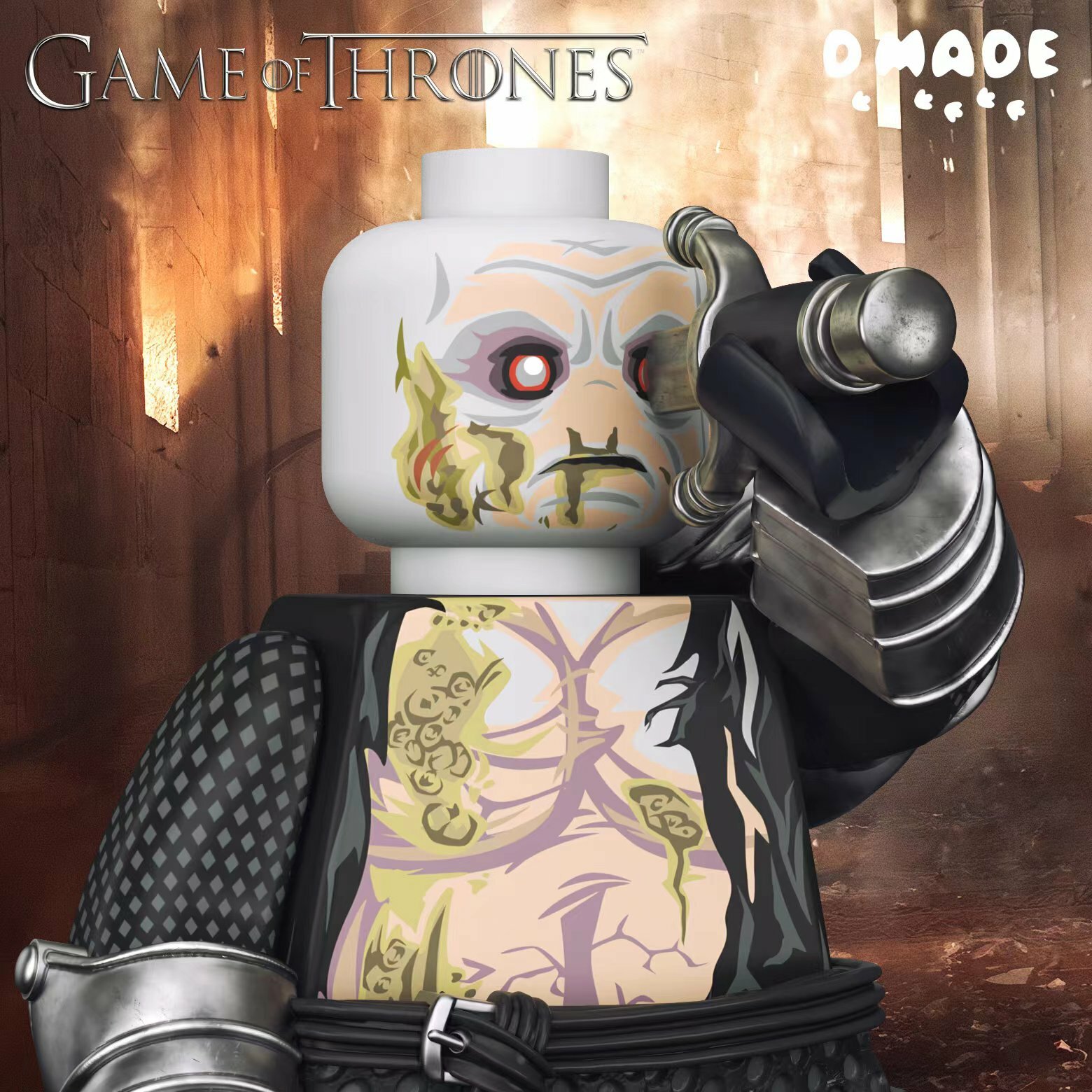 【D Made】The Mountain 2.0 Final Battle 魔山 2.0 最終決戰 더 마운틴 2.0 최종 결전 【Game of Thrones custom minifigures】