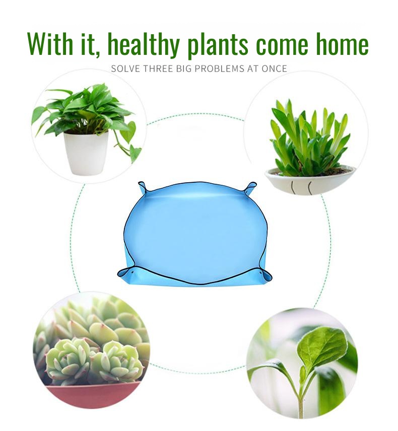 Durable waterproof mat for home plant care