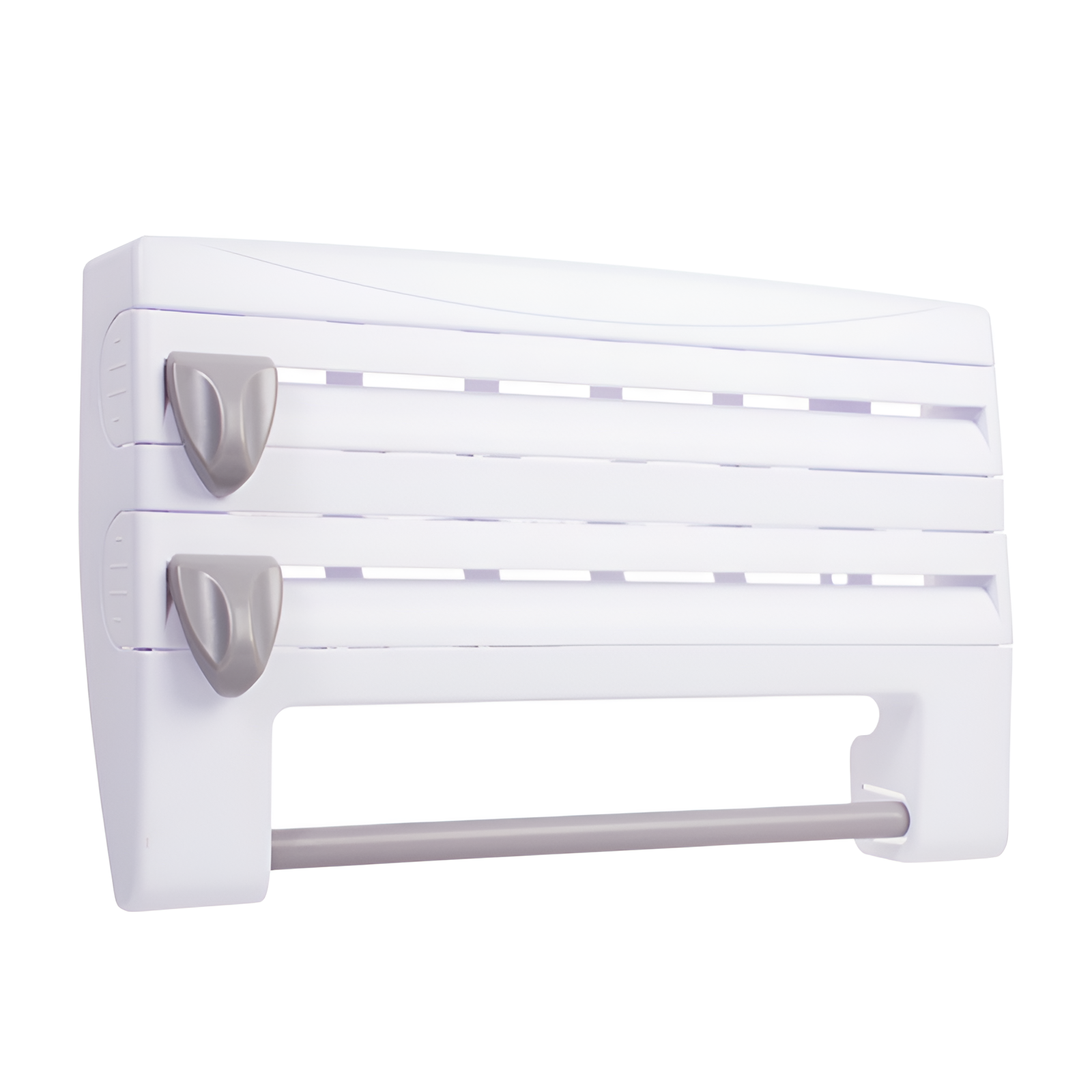 Kitchen household multifunctional rack wall-mounted plastic wrap storage box cutter placement rack r