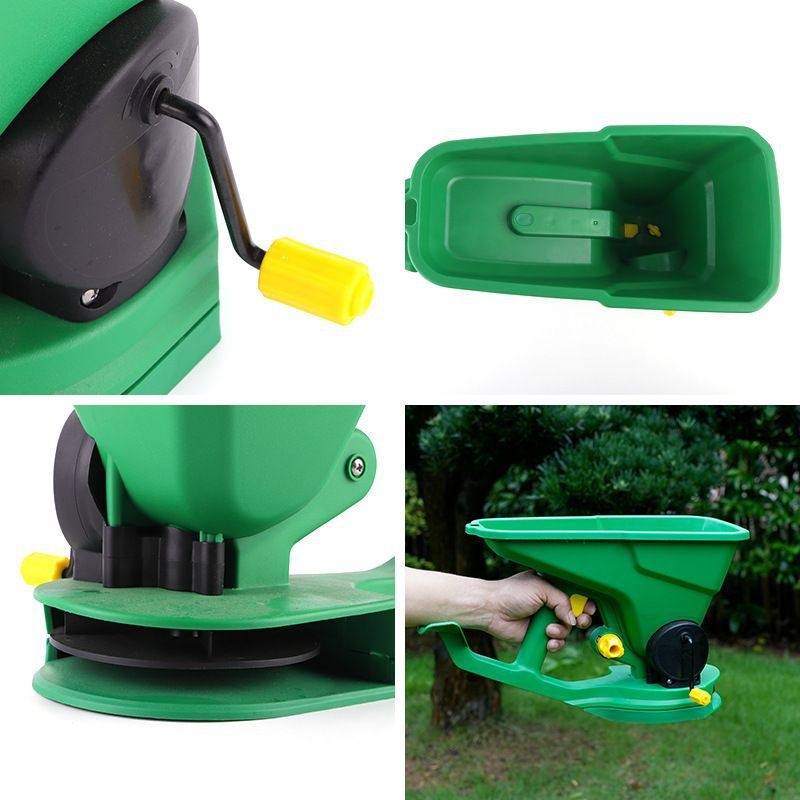 Hand-cranked seeder manual small seeder farmland fertilizer machine lawn seed grass seed spreader 