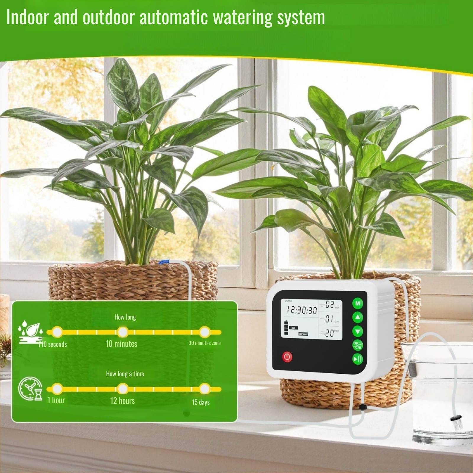 Easy installation garden irrigation kit by JMY