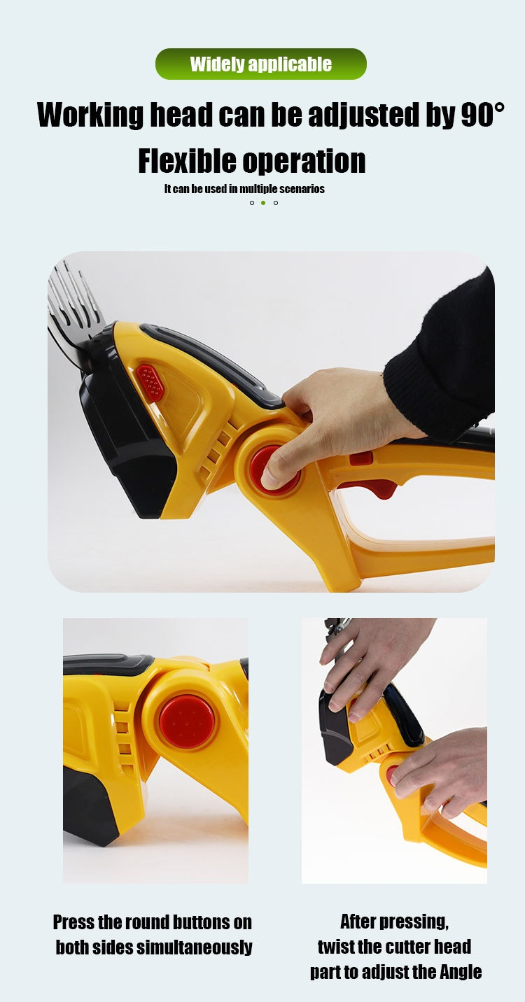 Lightweight portable lithium pruning shears for gardening