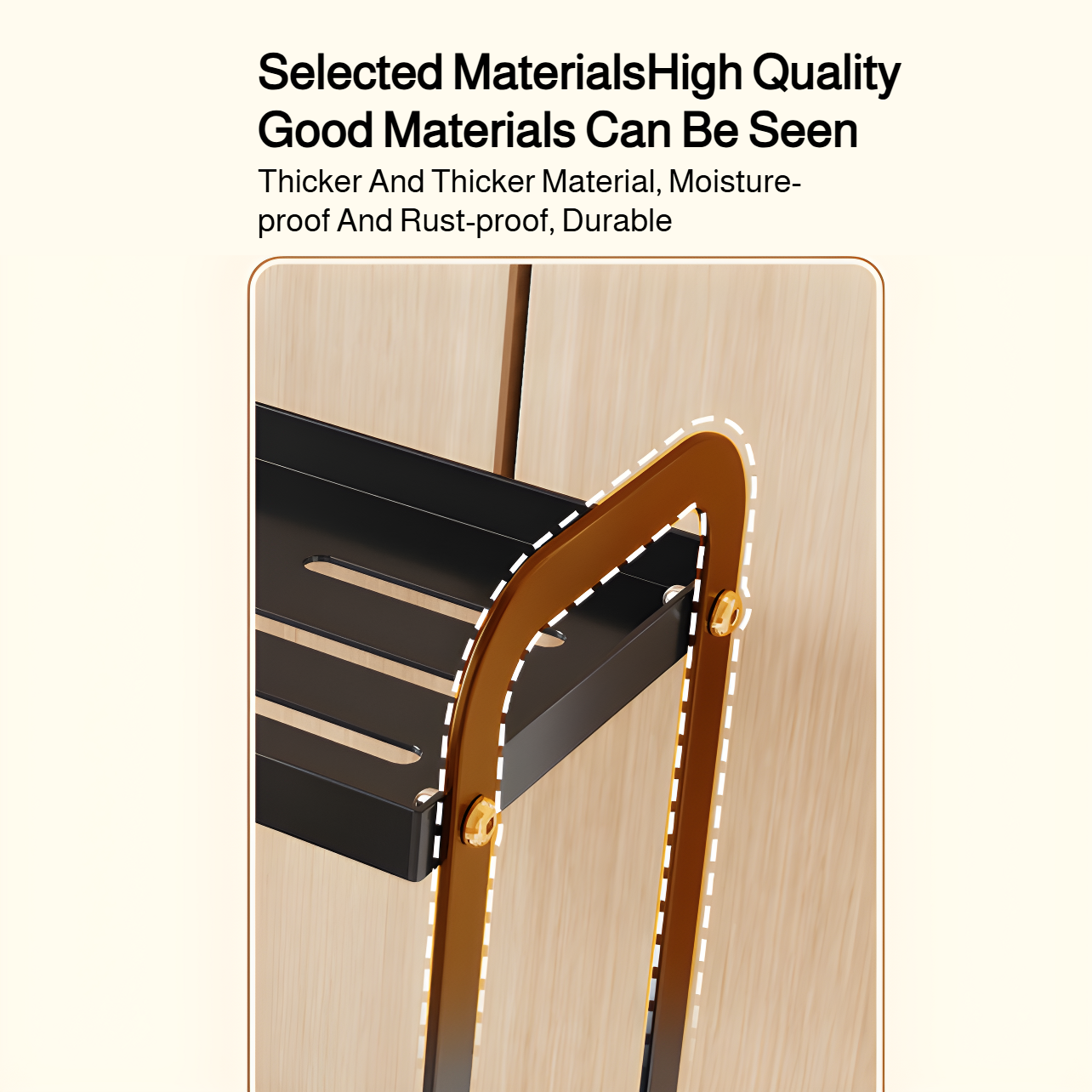 Cosmetic organizer rack for bathroom countertop