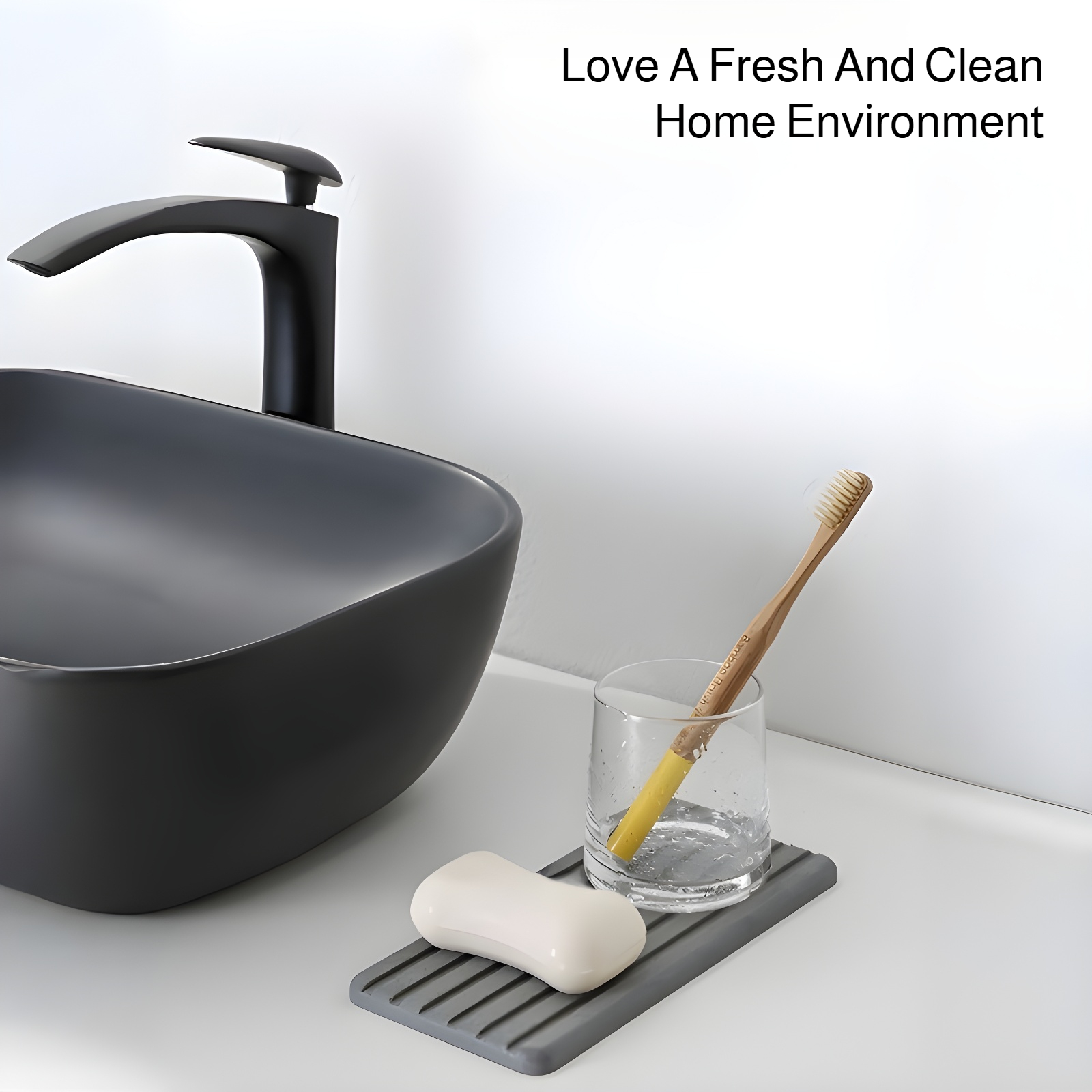 Japanese bathroom wash diatomite diatom mud absorbent coaster rectangular absorbent toilet hotel sup