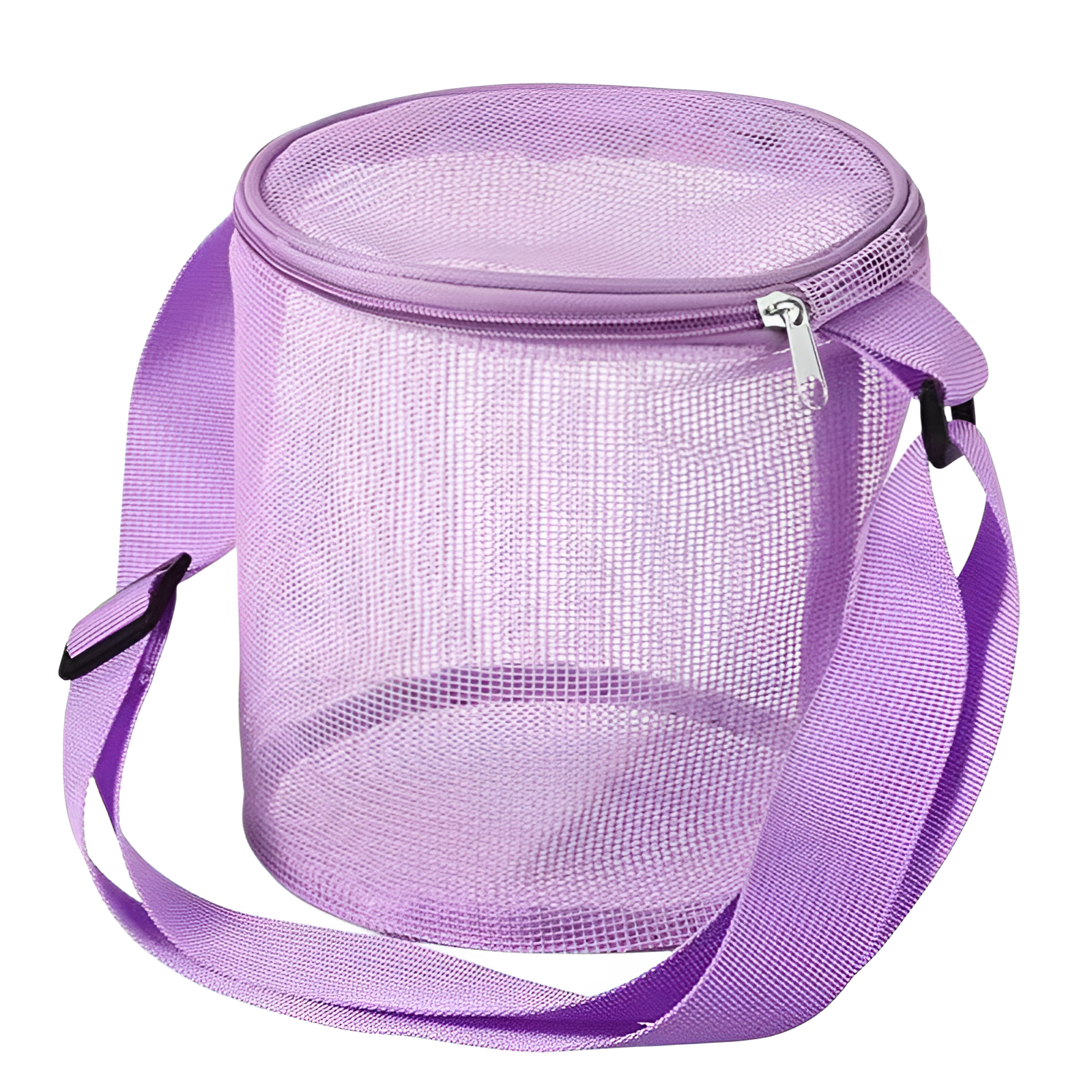 Children's mesh shell storage bag beach three-dimensional round sand bucket toy storage collection b