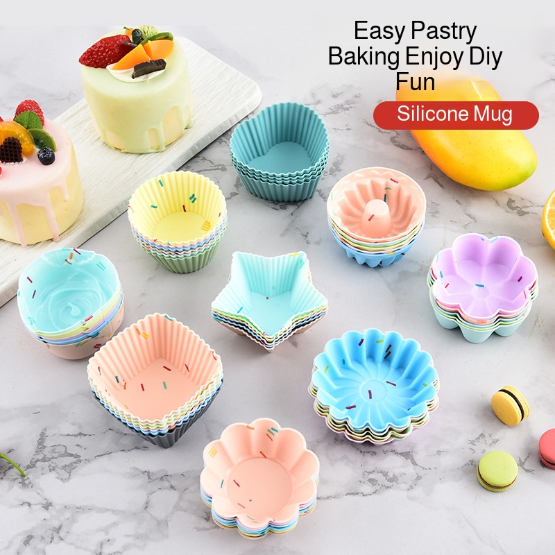 Thickened Baking Moulds Moulds NonStick Square Star Party