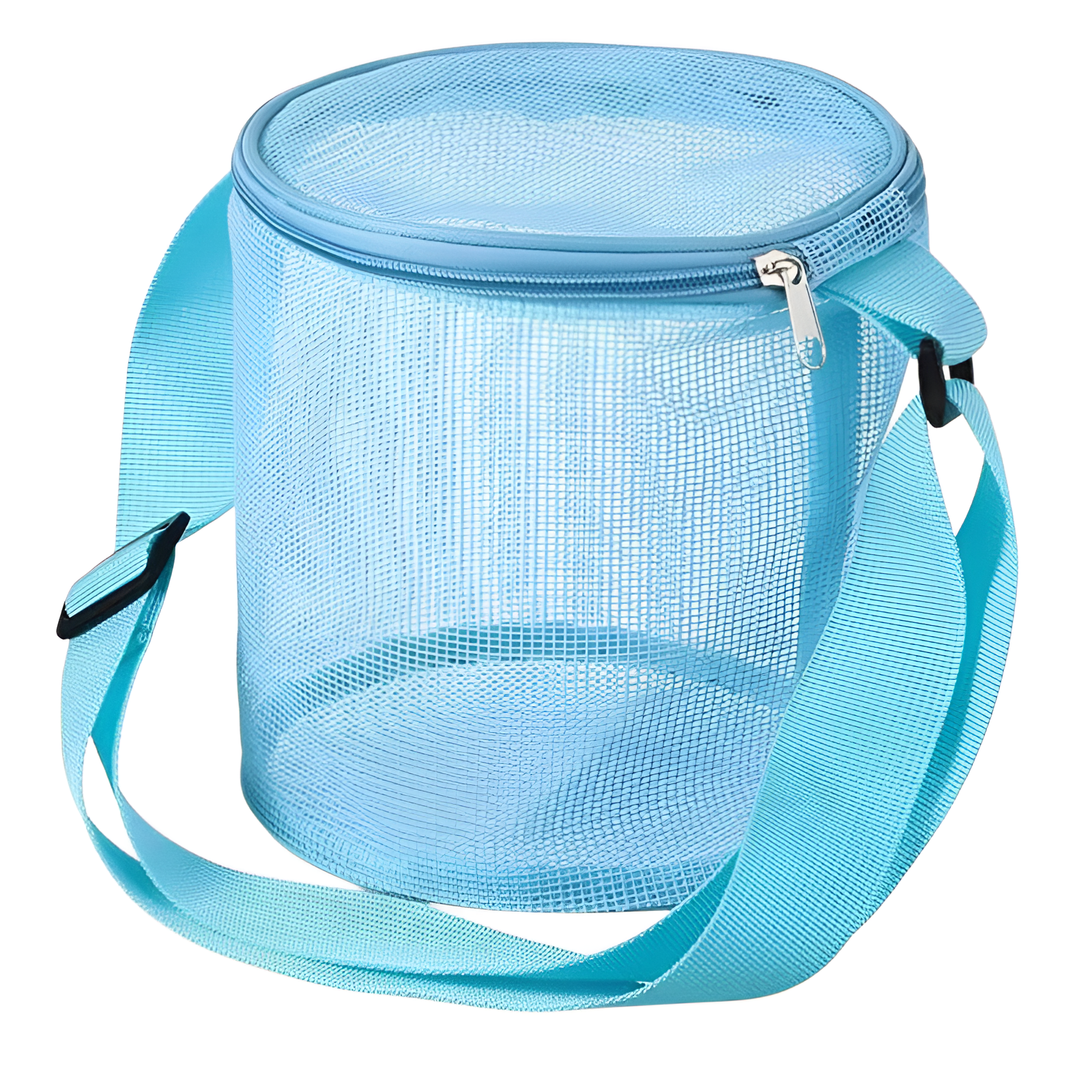 Children's mesh shell storage bag beach three-dimensional round sand bucket toy storage collection b