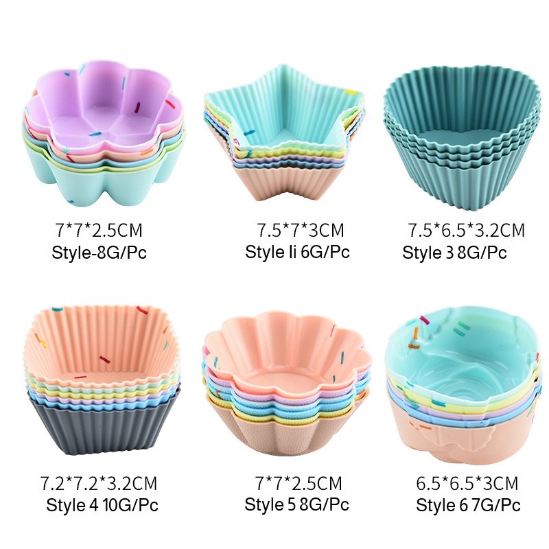 Thickened Baking Moulds Moulds NonStick Square Star Party