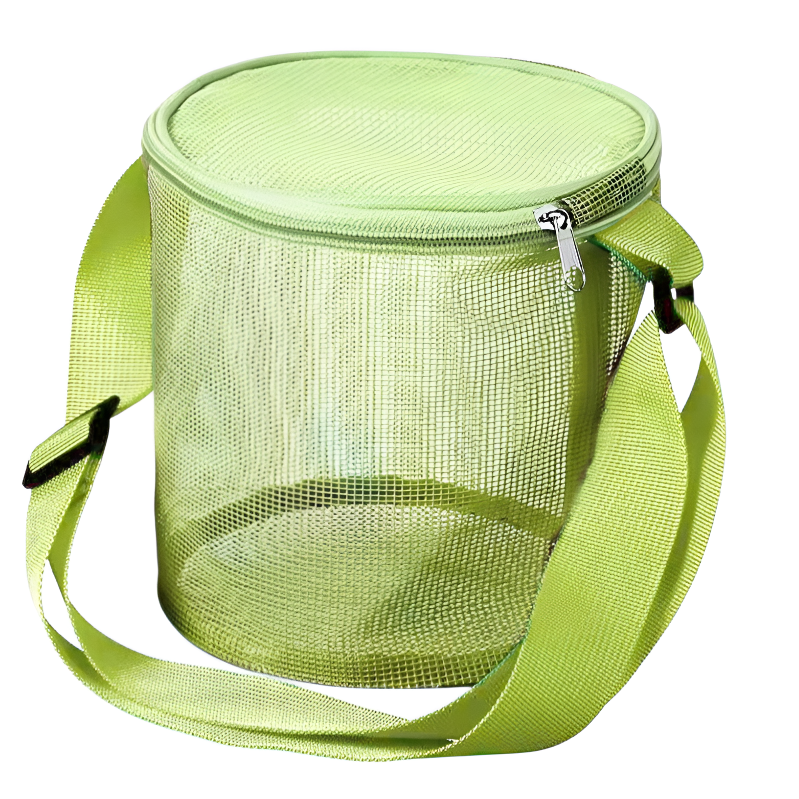 Children's mesh shell storage bag beach three-dimensional round sand bucket toy storage collection b
