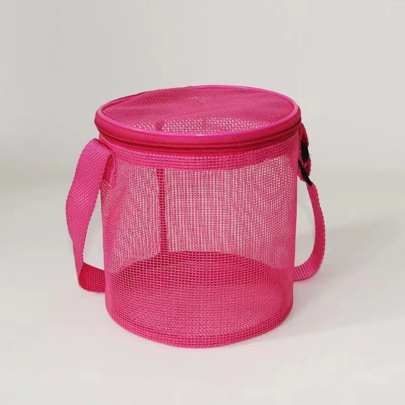 Breathable mesh sand bucket bag for children