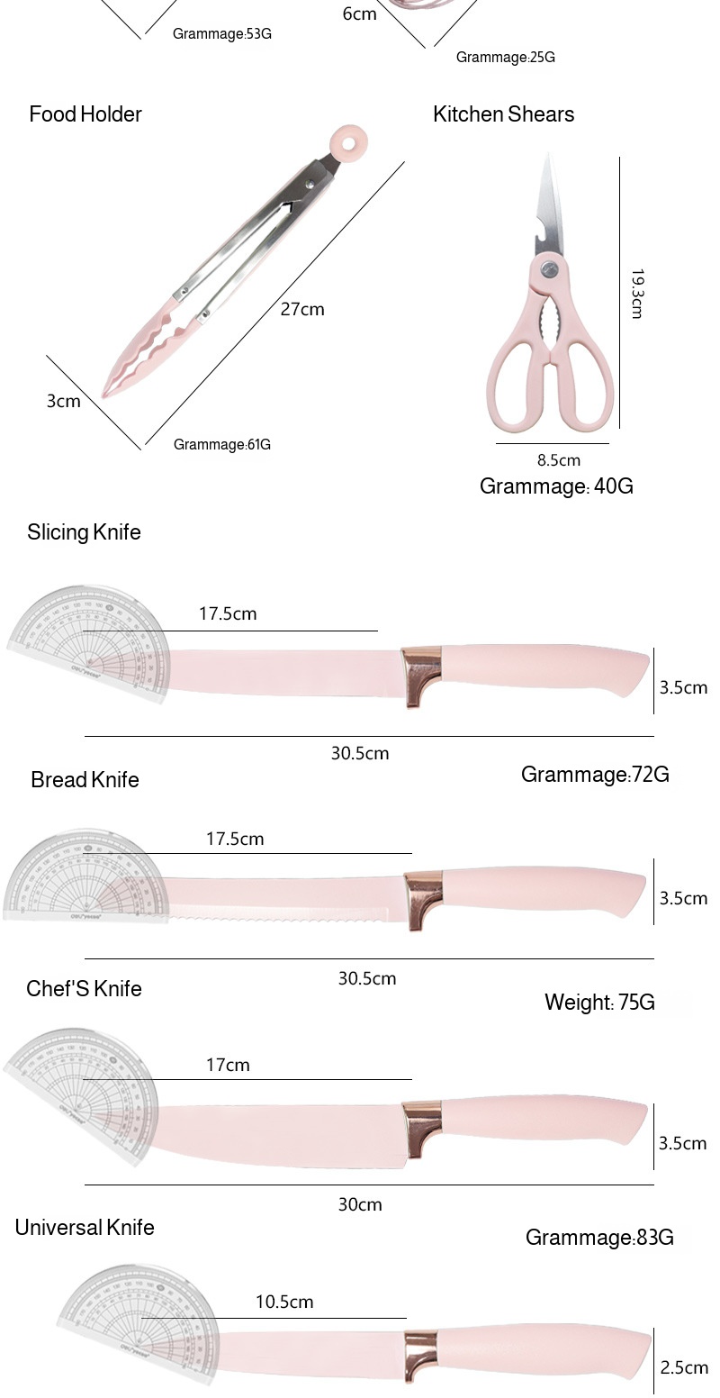 Stylish appearance of nonstick cookware utensils