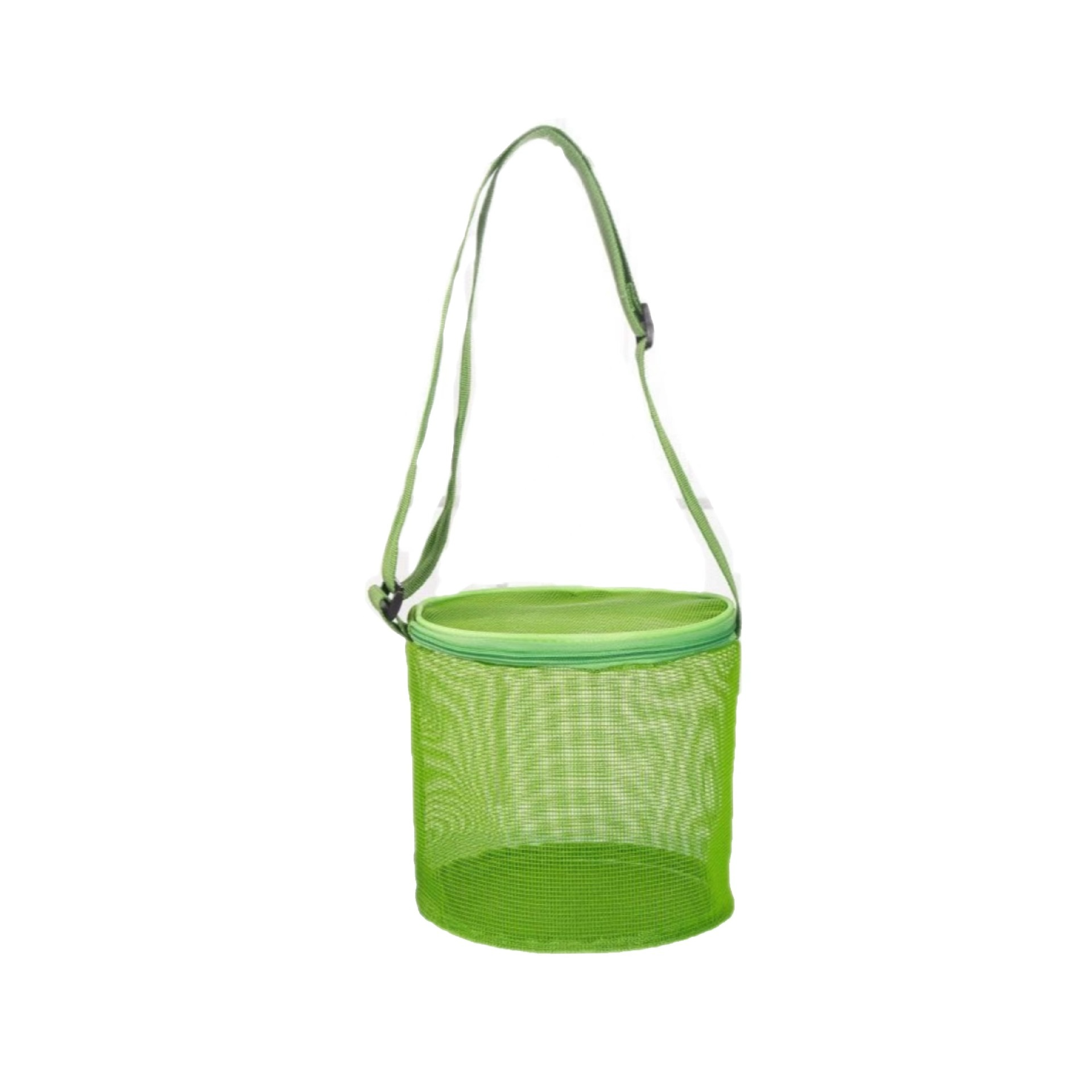 Children's mesh shell storage bag beach three-dimensional round sand bucket toy storage collection b