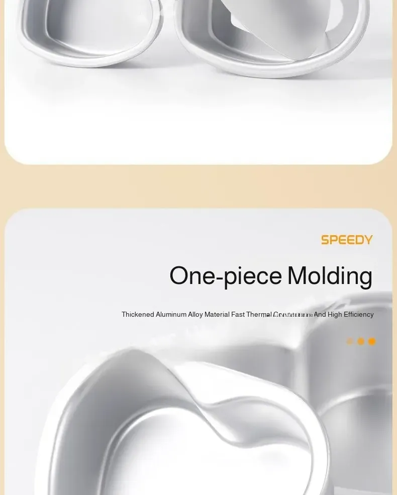 Durable and stylish heart shaped cake pan for baking
