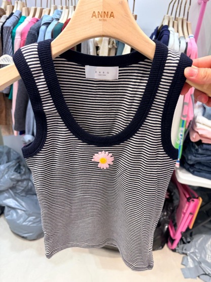 4538A PINK CASUAL TEE, RELAXED FIT, WITH EMBROIDERED LETTERING