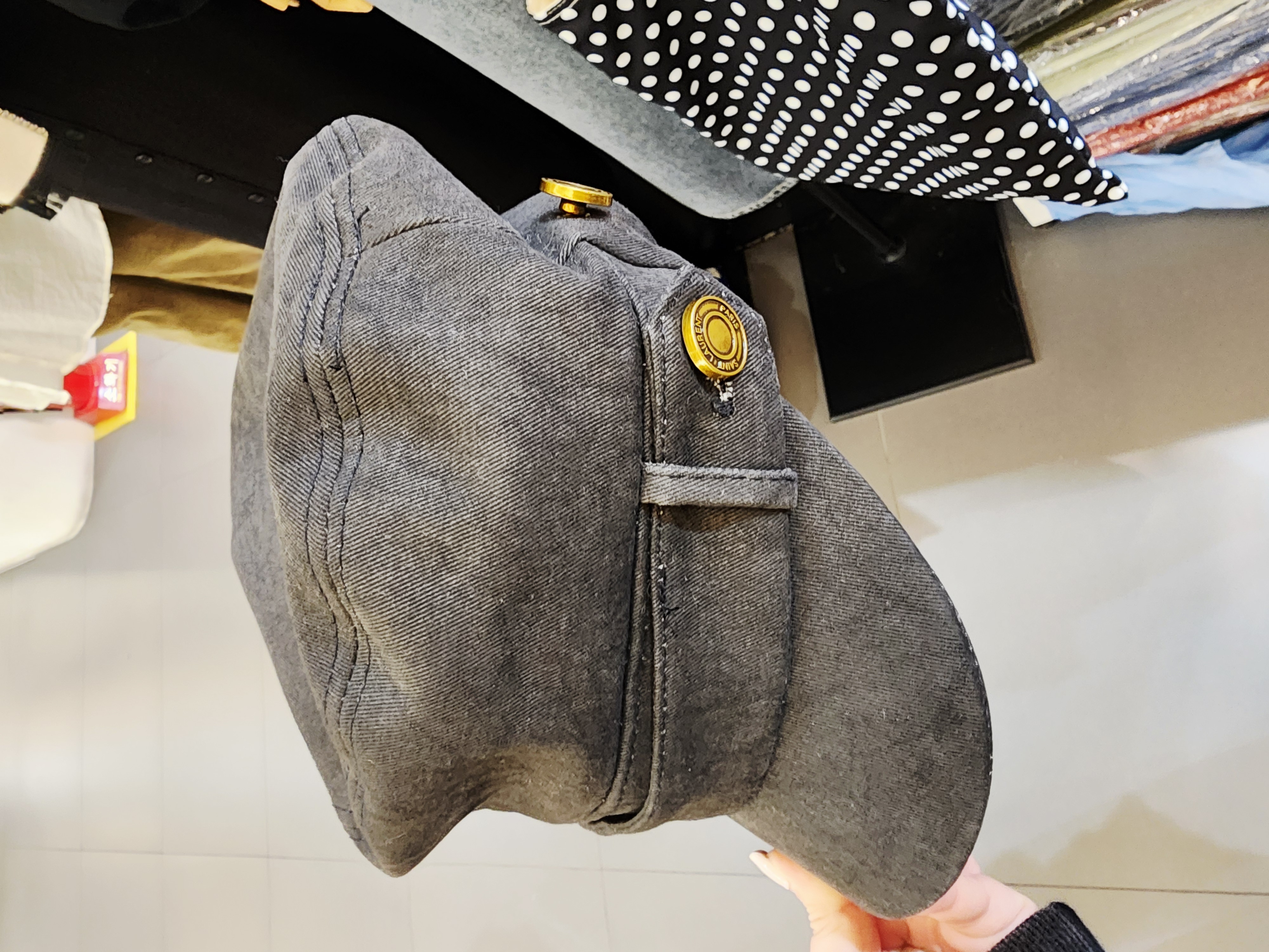 2516L WASHED BLACK BOY CAP