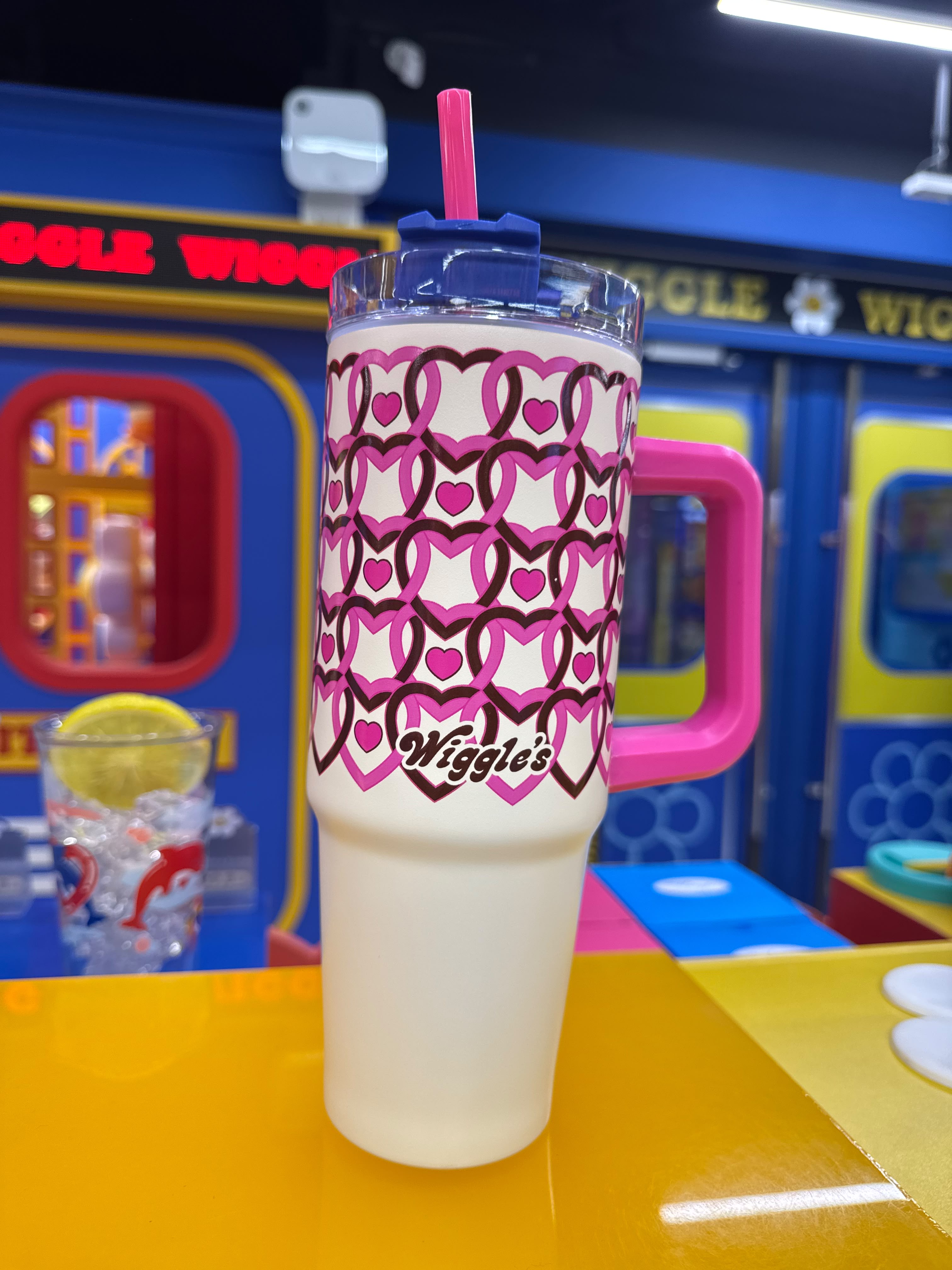 8640K PINK HEART TUMBLER