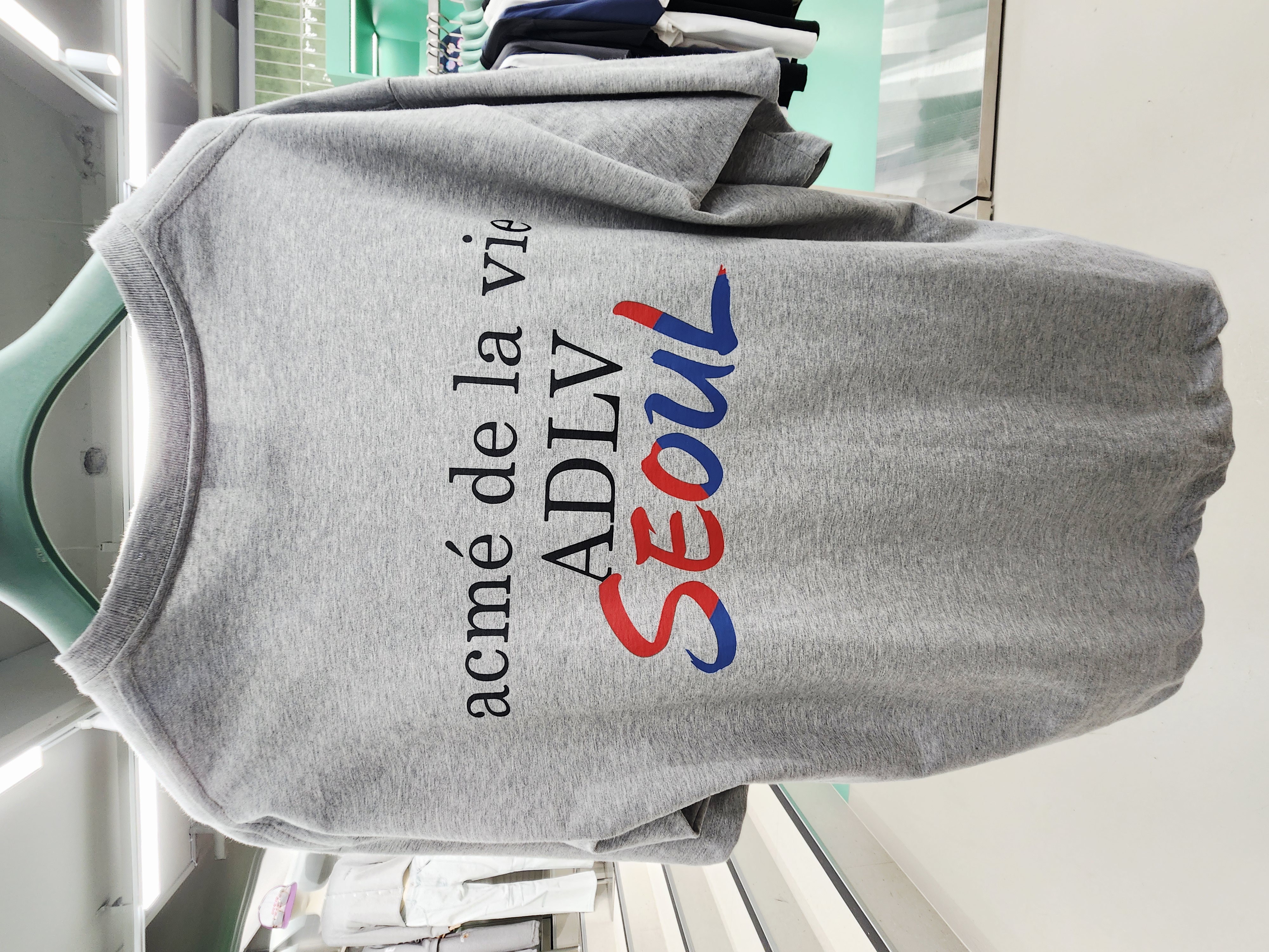 8314K GRAY TEE SEOUL PRINT