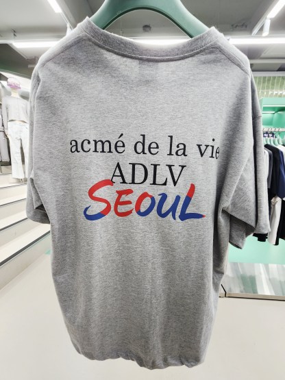 8314K GRAY TEE SEOUL PRINT