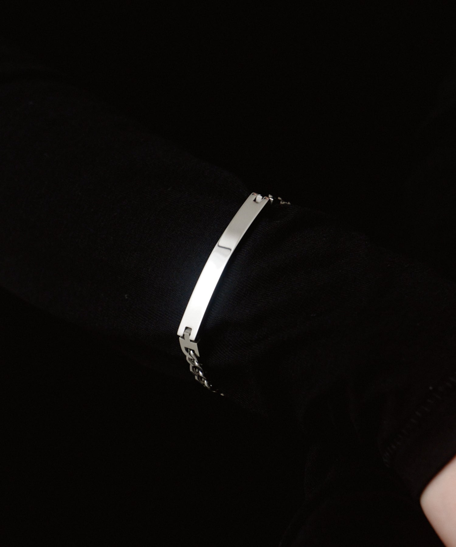 Plate Chain Bracelet［Stainless］