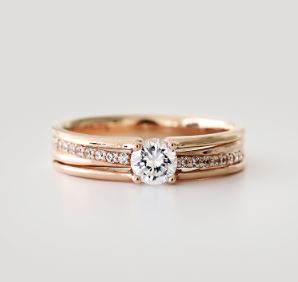 쓰리타임즈 Three Times 結婚戒指
Rose Gold