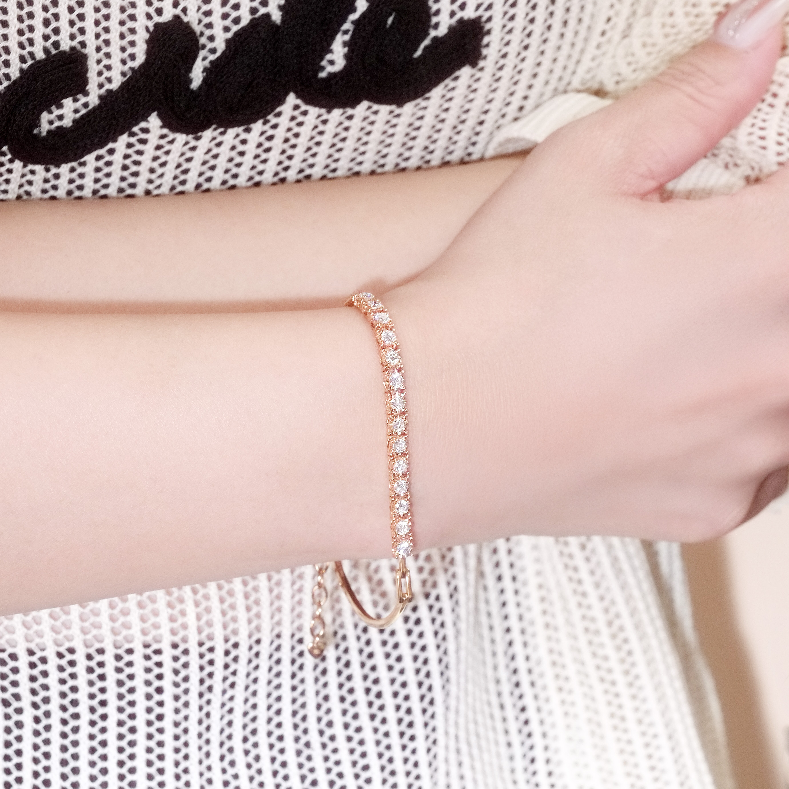 培育鑽石手鐲 (2.7mm)