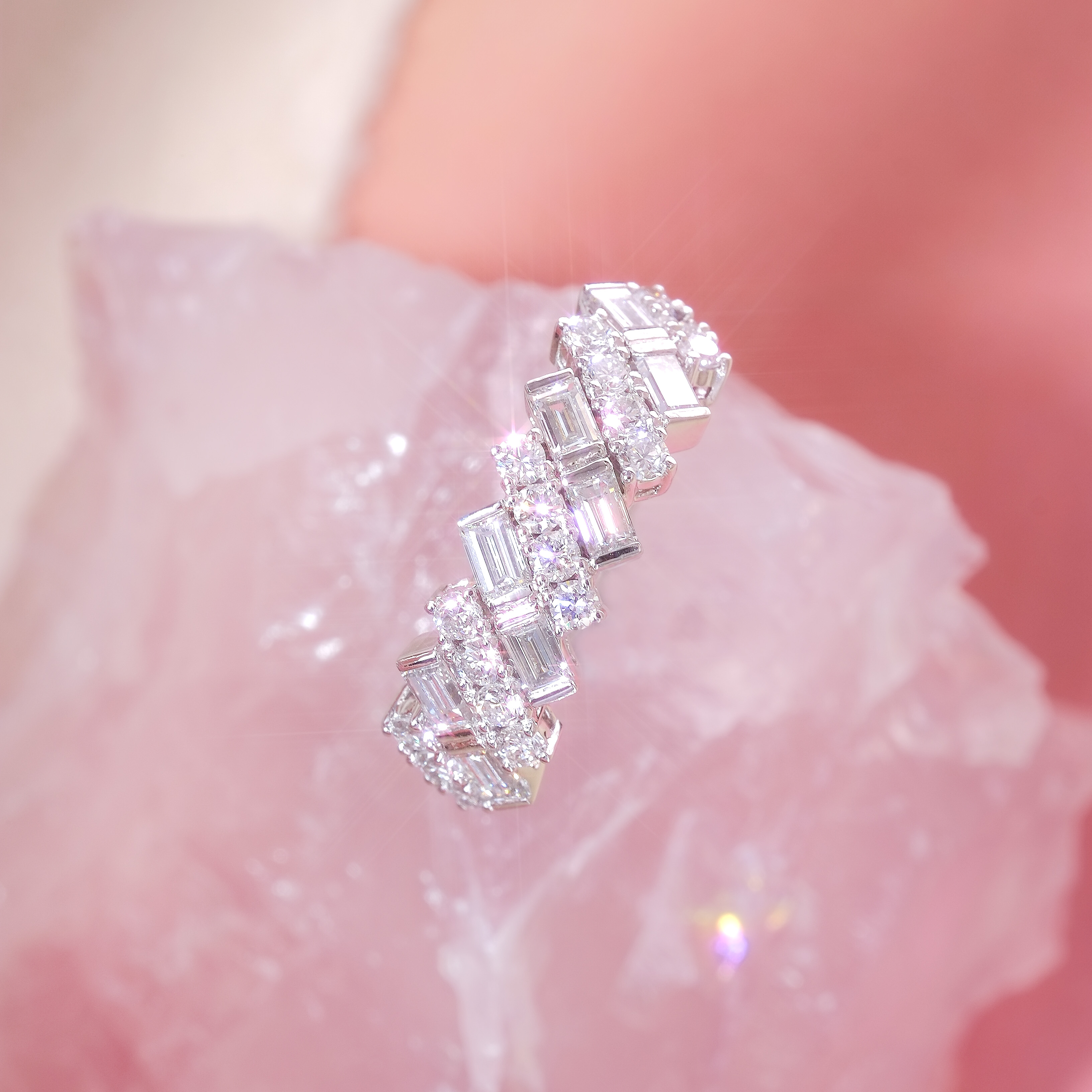 星河千語培育鑽石戒指