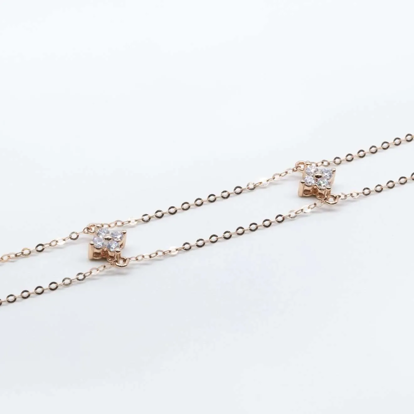 四葉草培育鑽石手鏈