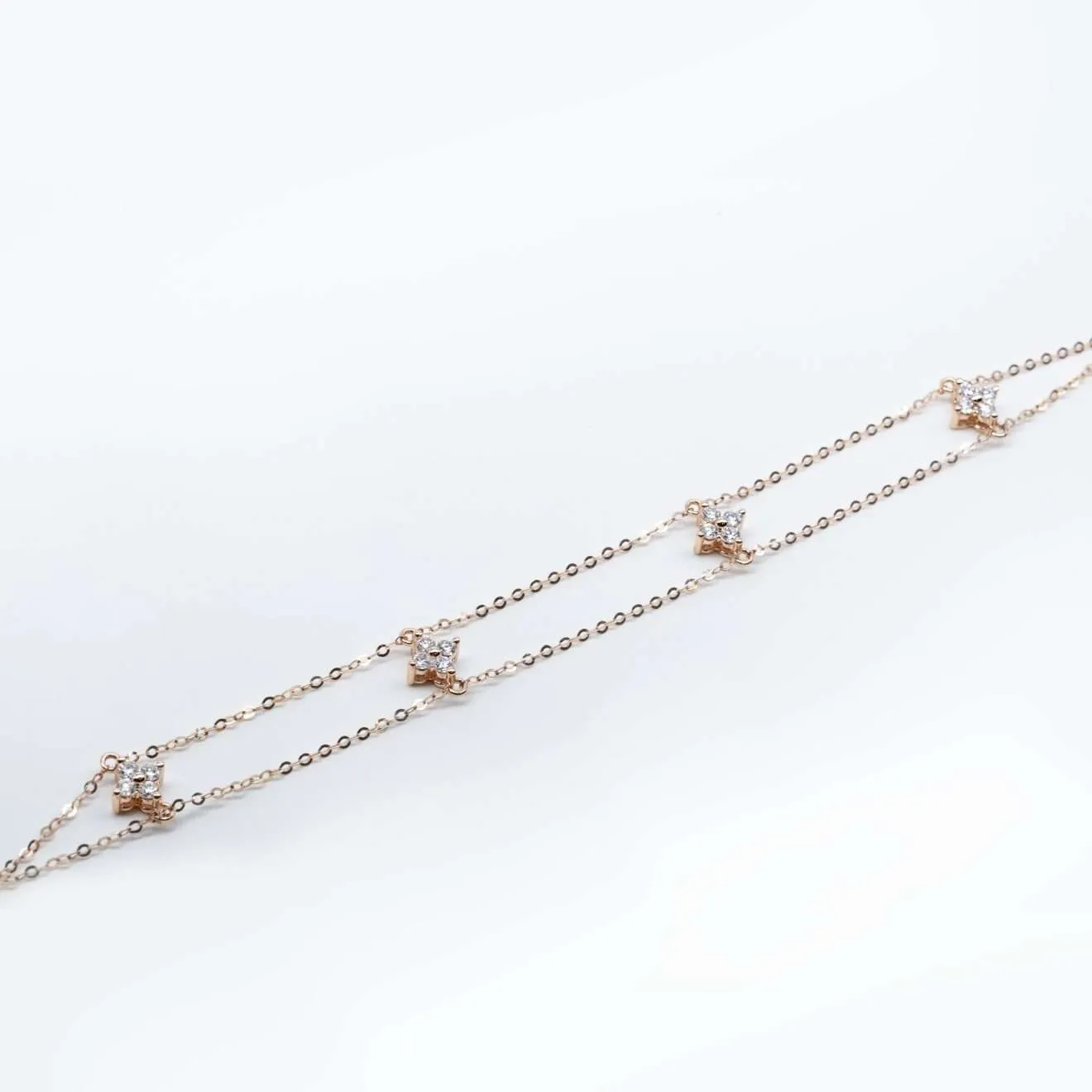 四葉草培育鑽石手鏈