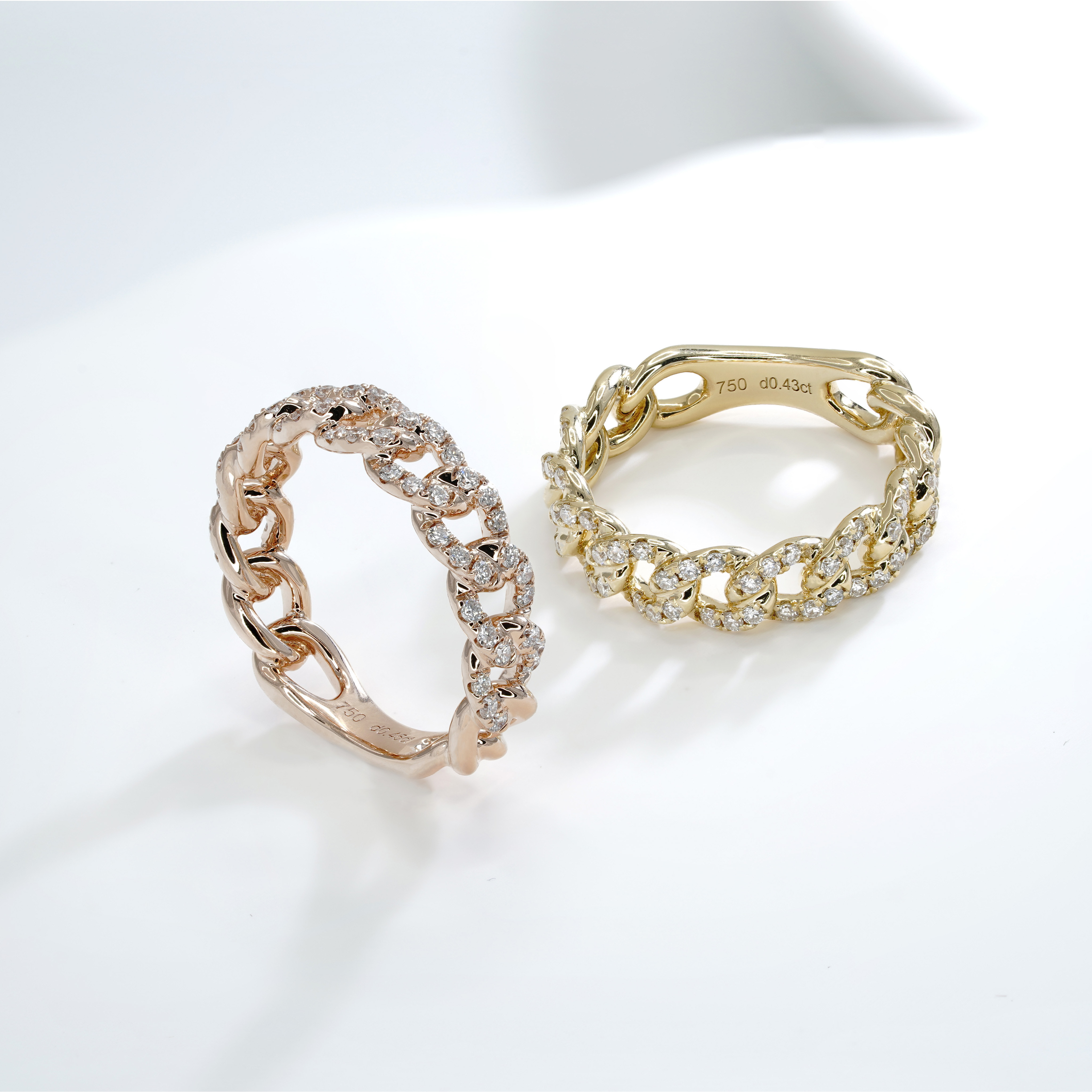 培育鑽石古巴戒指