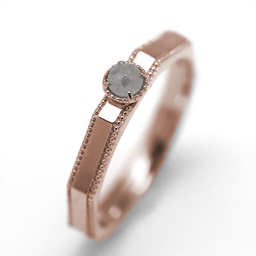 밀그레인 Milgrain 結婚戒指 女裝 啡金