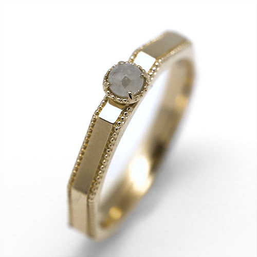 밀그레인 Milgrain 結婚戒指 女裝 黃金