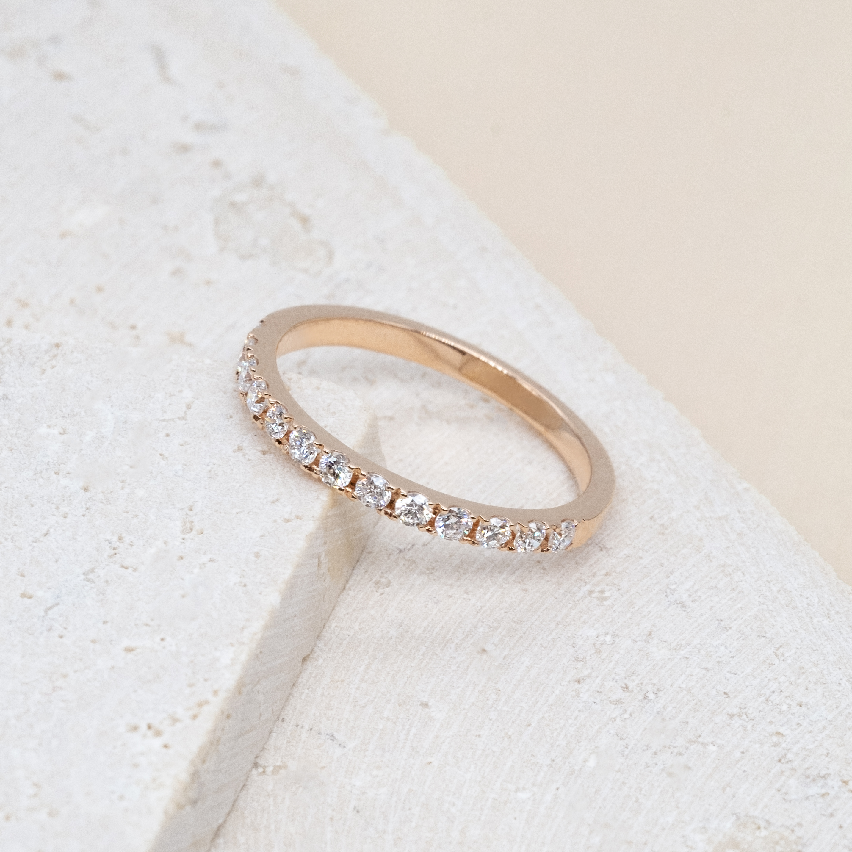 經典百搭培育鑽石線戒