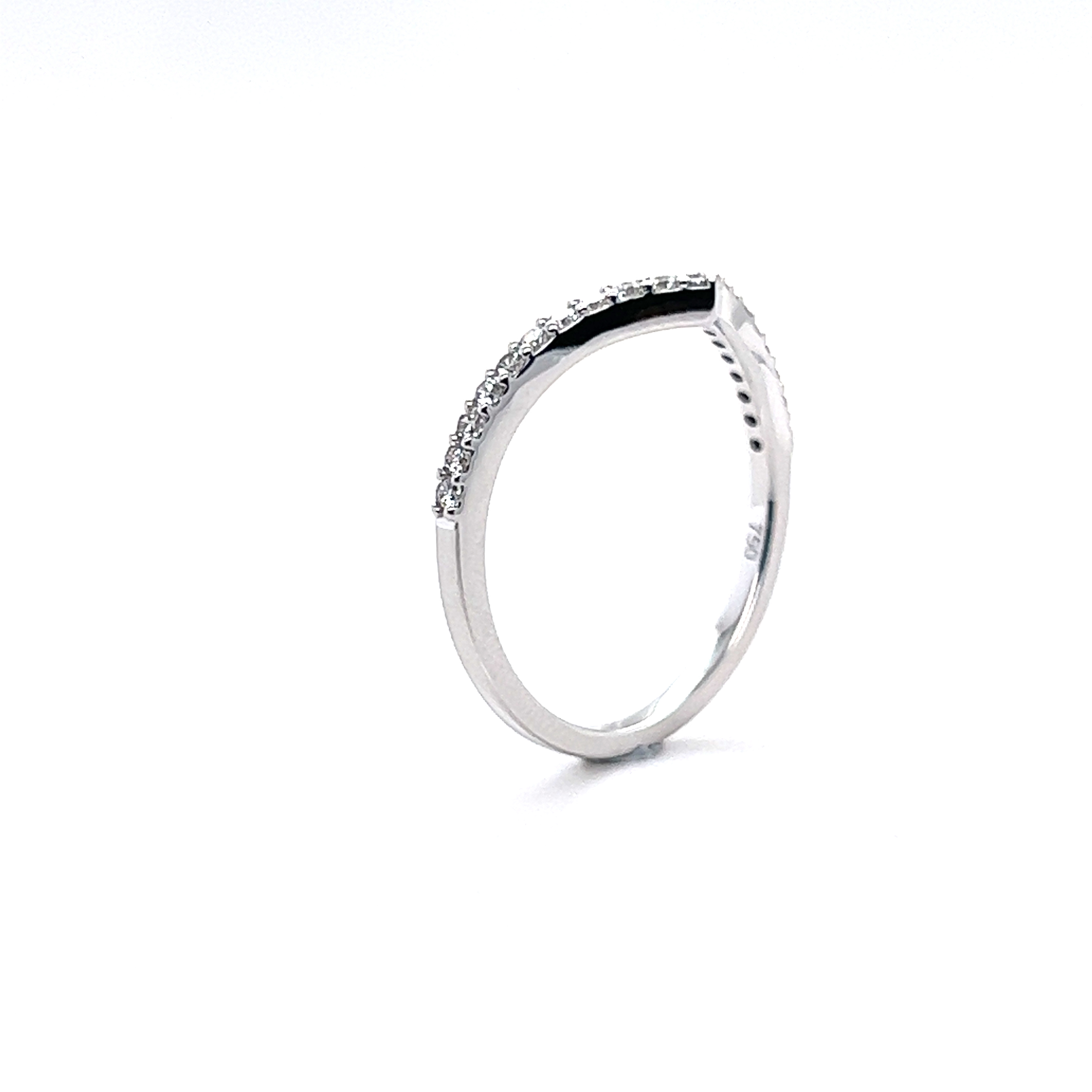 經典百搭培育鑽石V形線戒