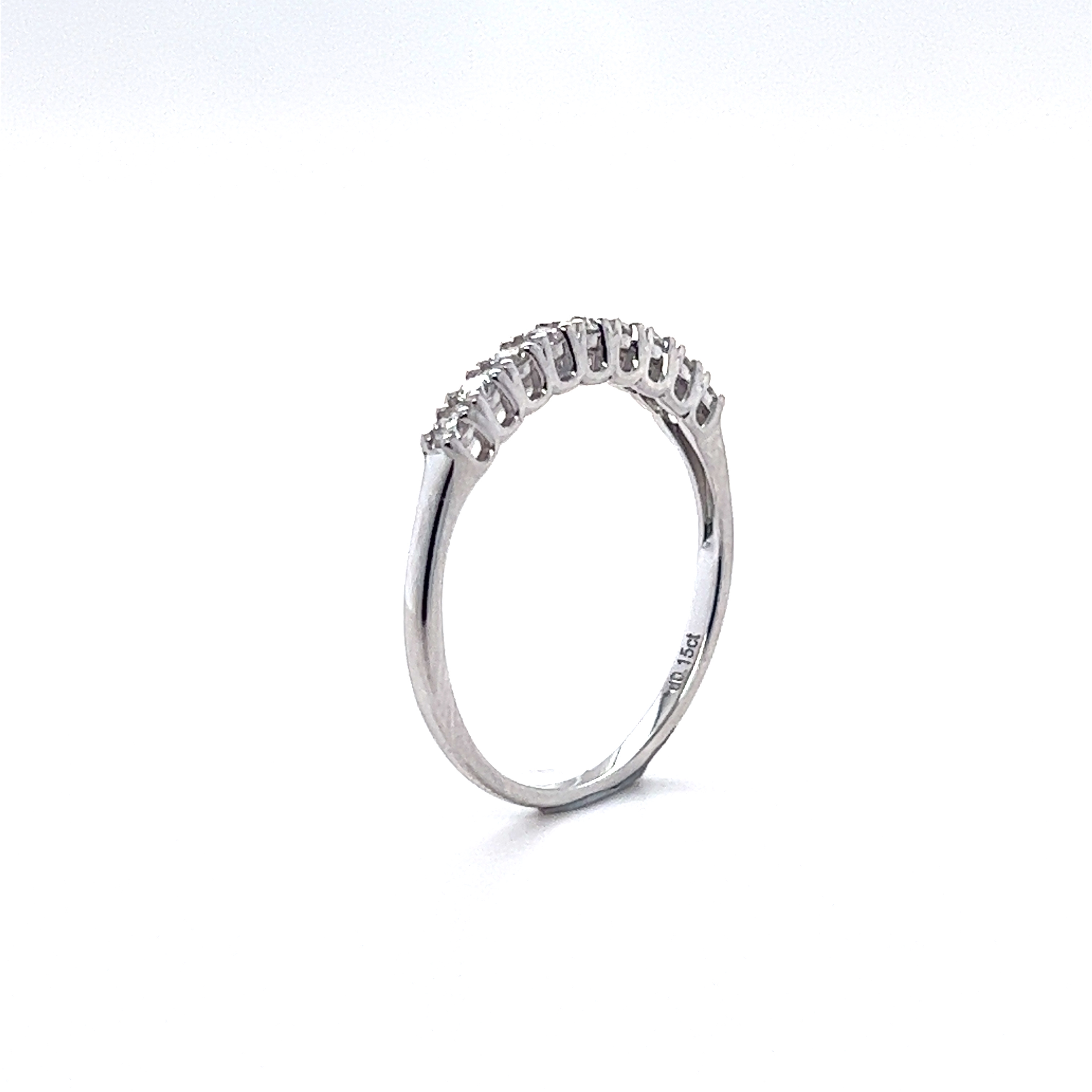 法式U爪培育鑽石戒指