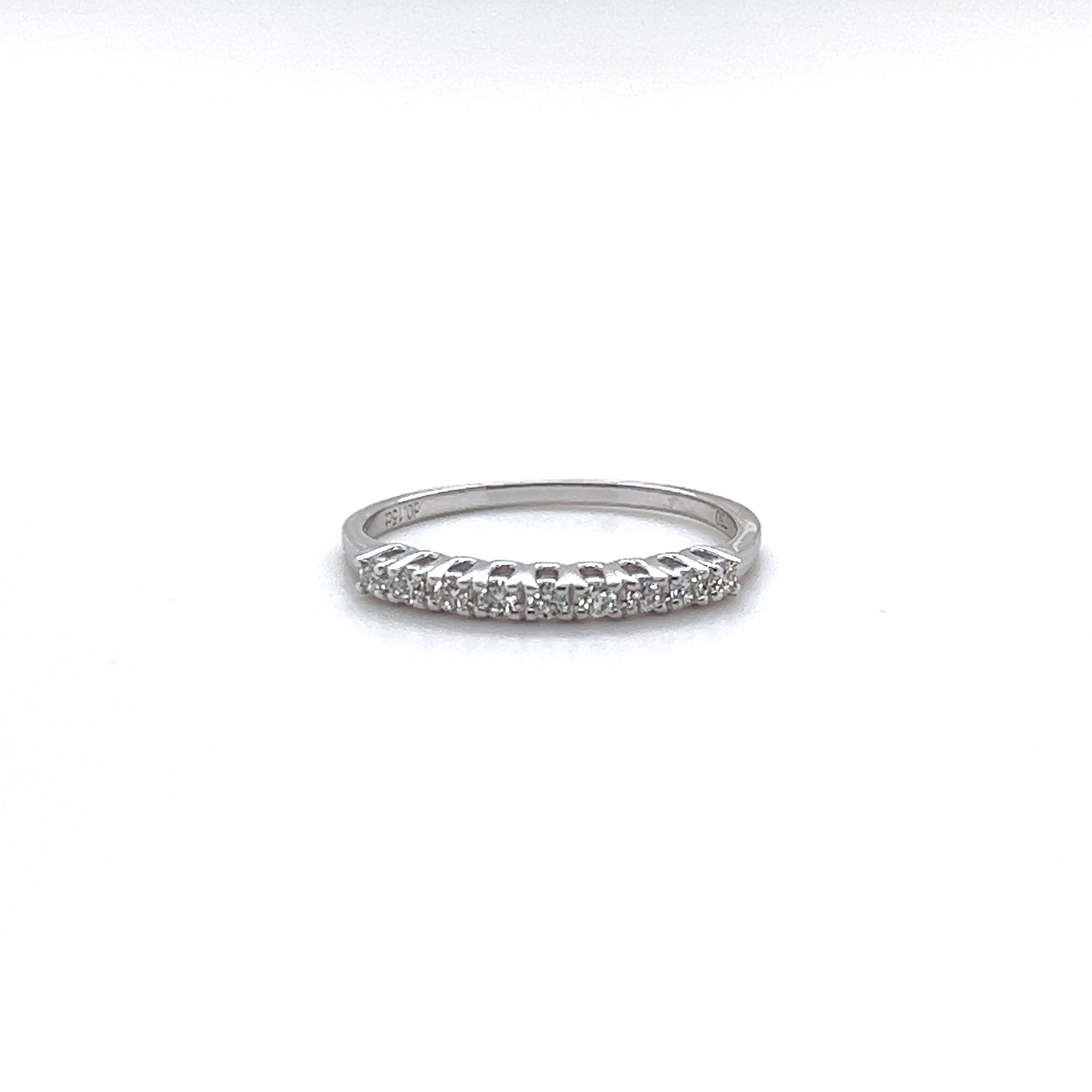 法式U爪培育鑽石戒指