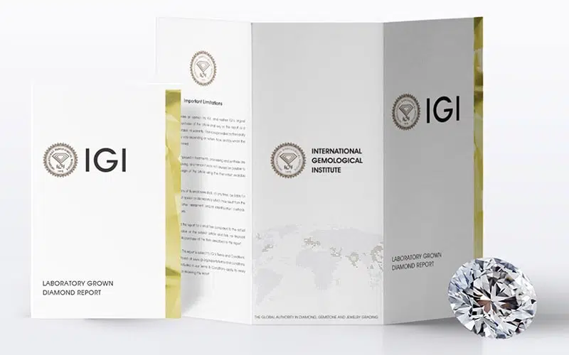 IGI cert sample