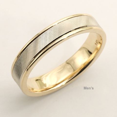 GONGBANG.301 韓系波光紋理結婚對戒，呈現大海粼粼波光的折射效果，男裝