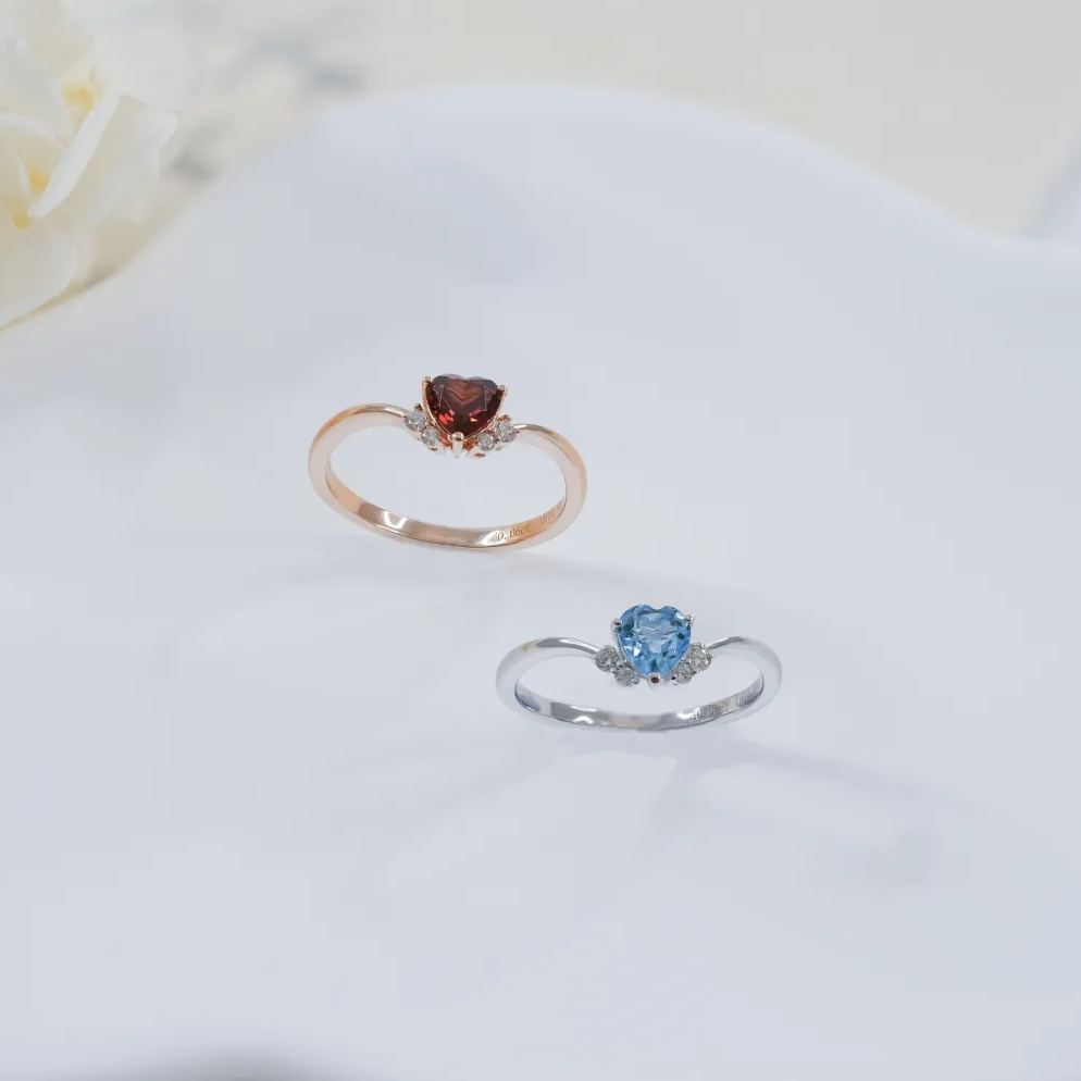 天使之心寶石戒指